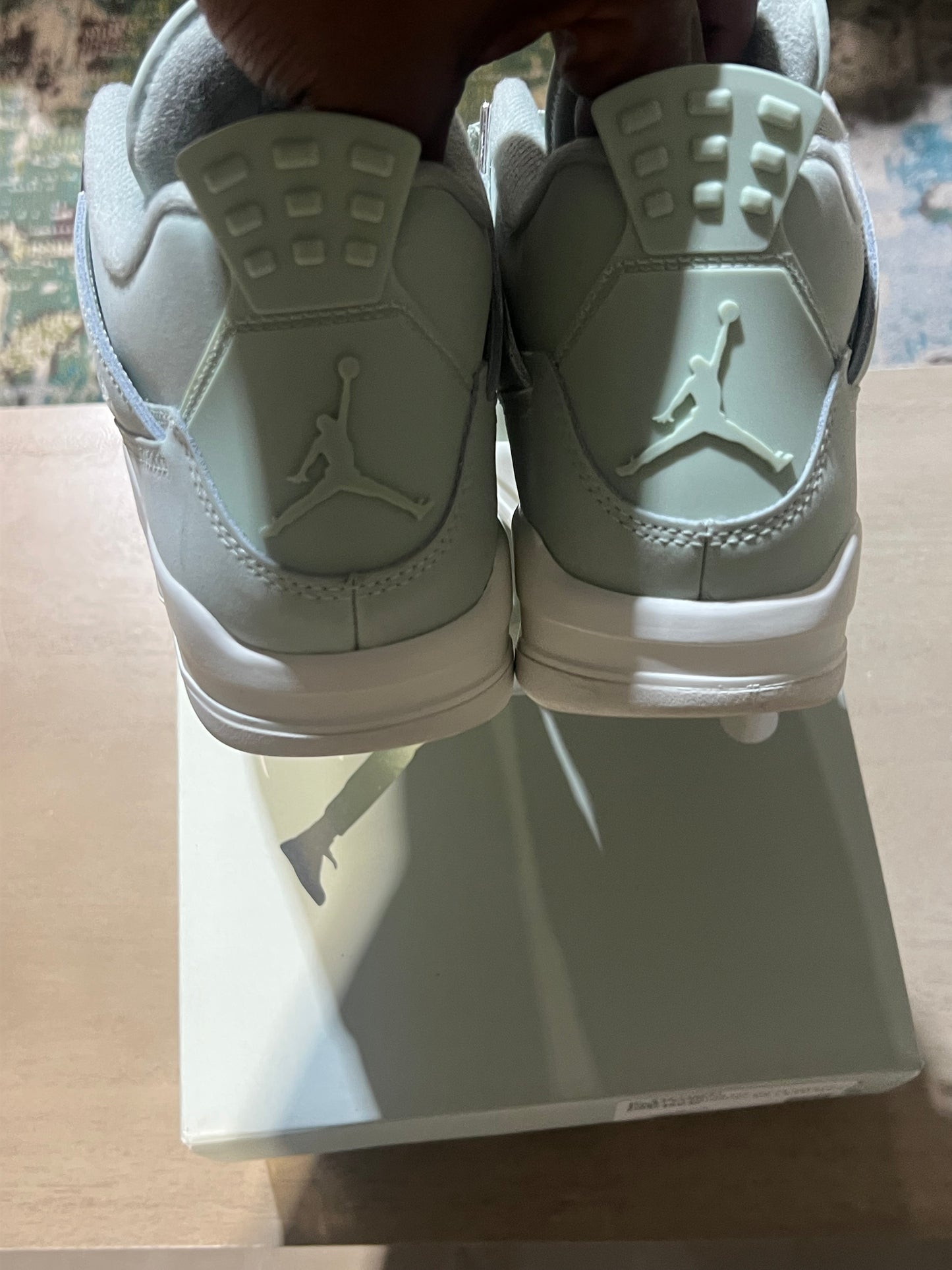 Jordan 4 seafood sail wmns used sz 7.5W