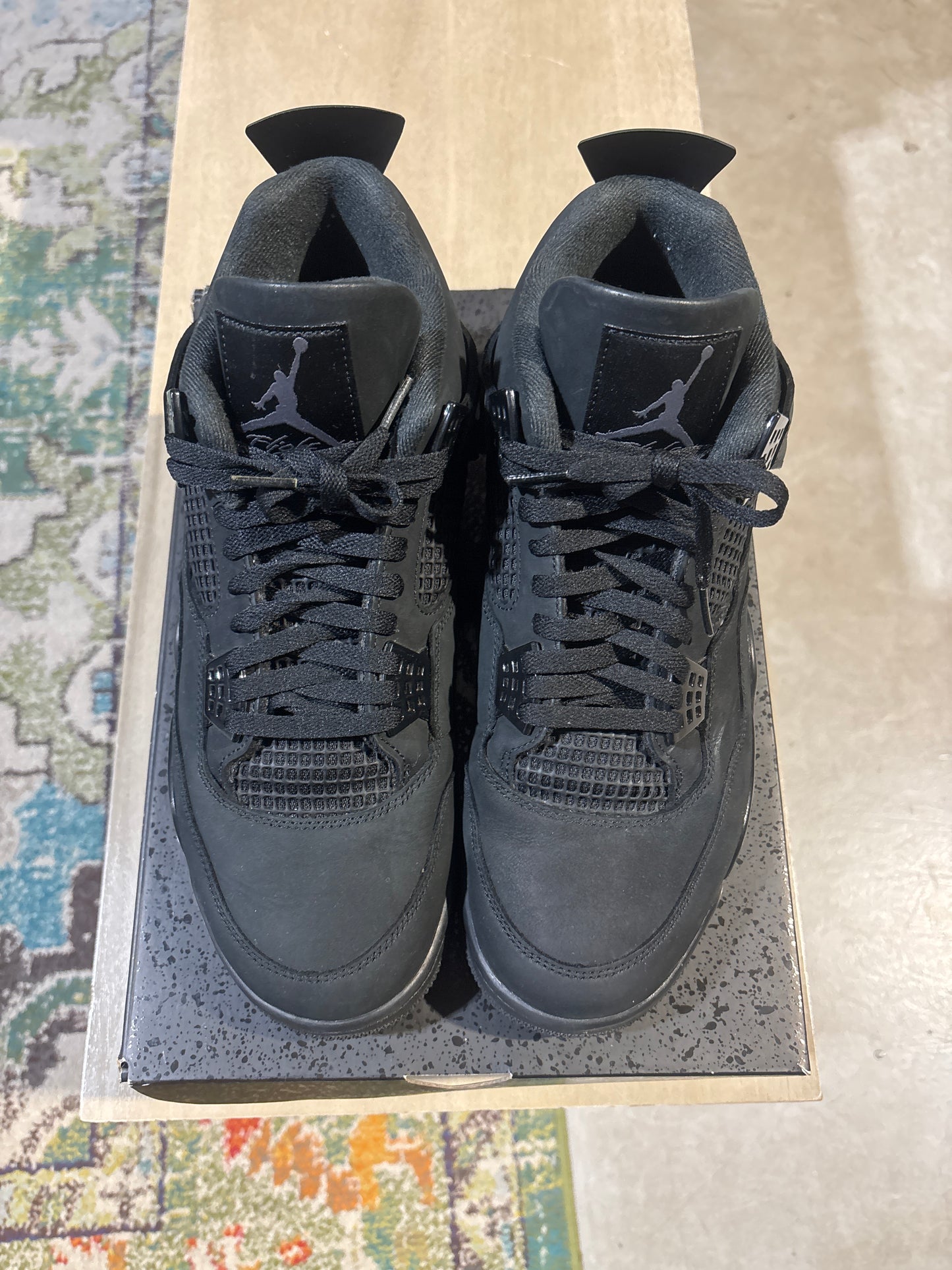 Jordan 4 Black Cat Used Sz 13 (1)