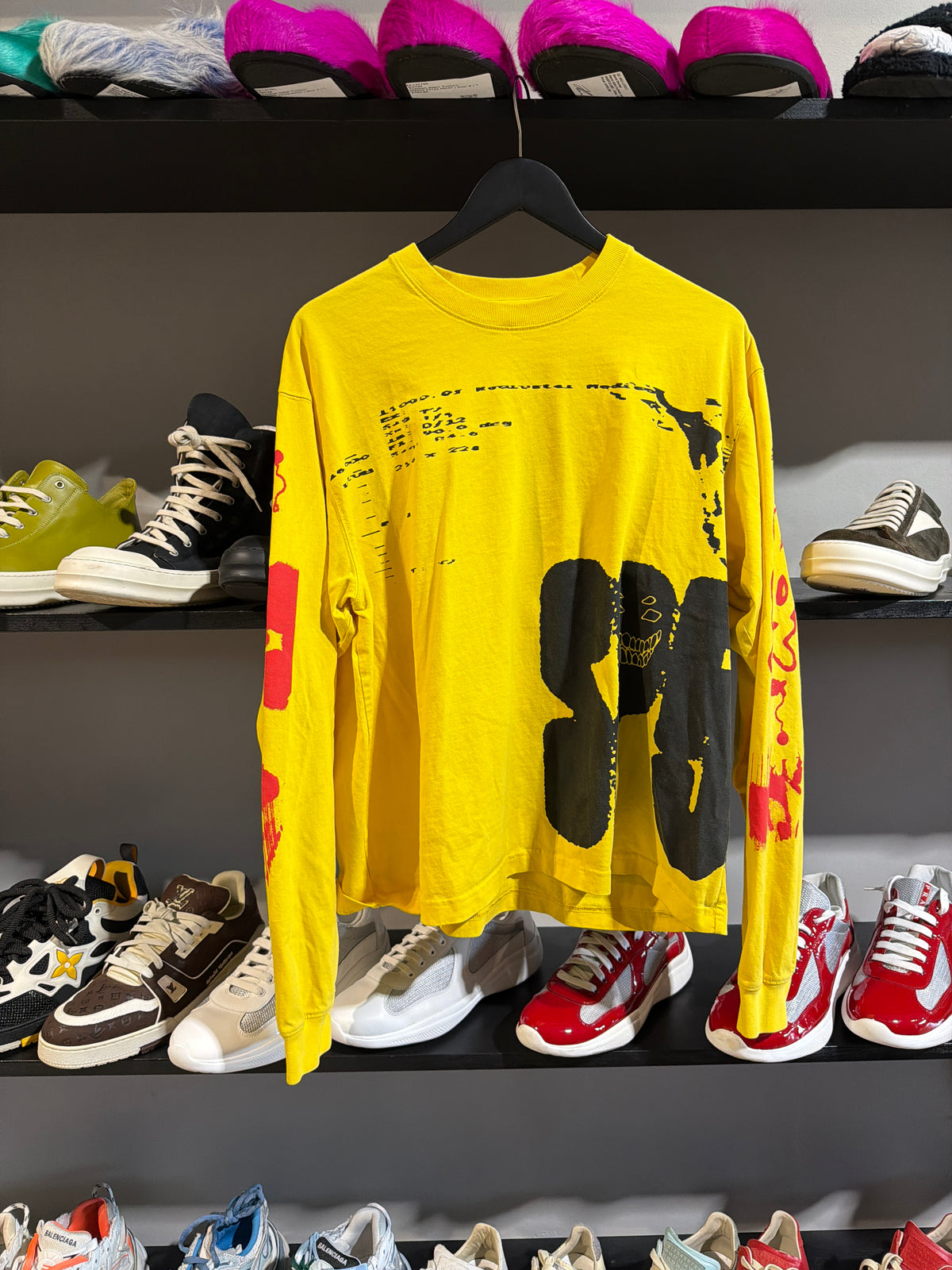 Sp5der Yellow LongSleeve Tee