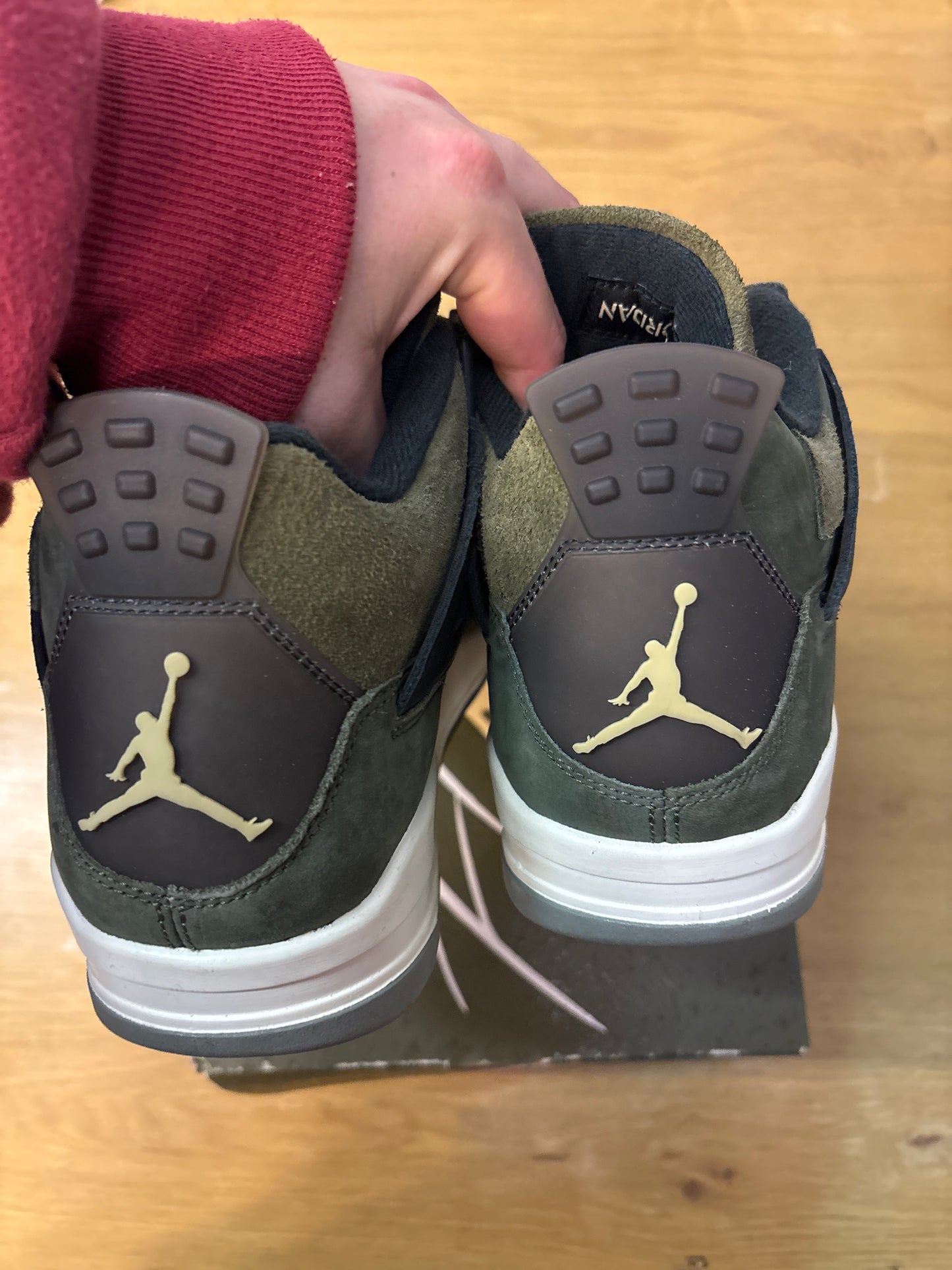 Jordan 4 Olive Craft Used Sz 10.5