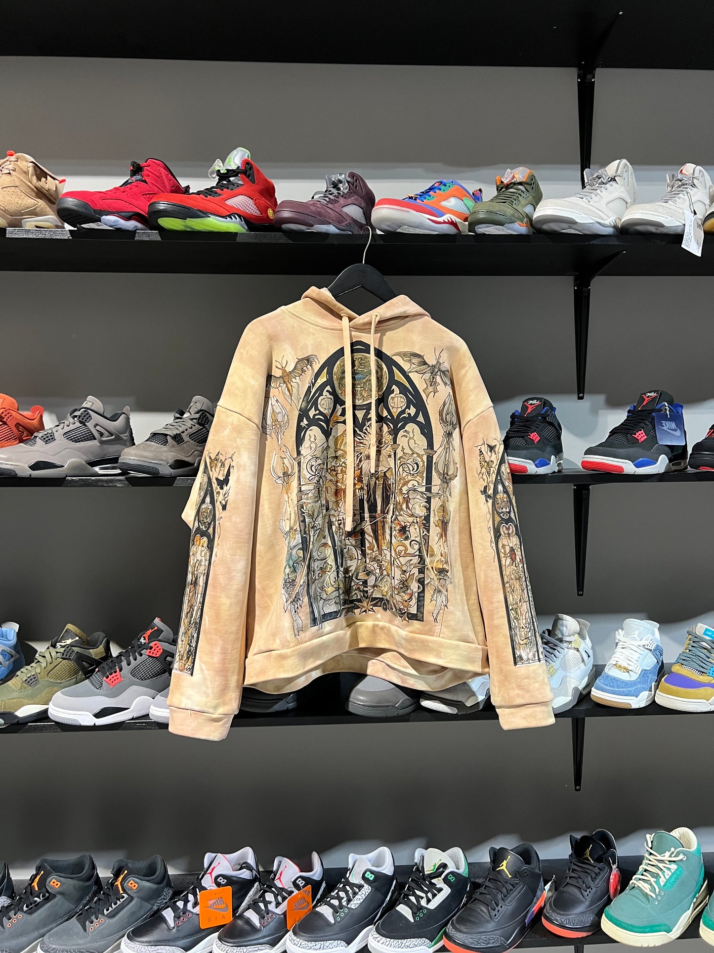 Who decides war cathedral khaki hoodie