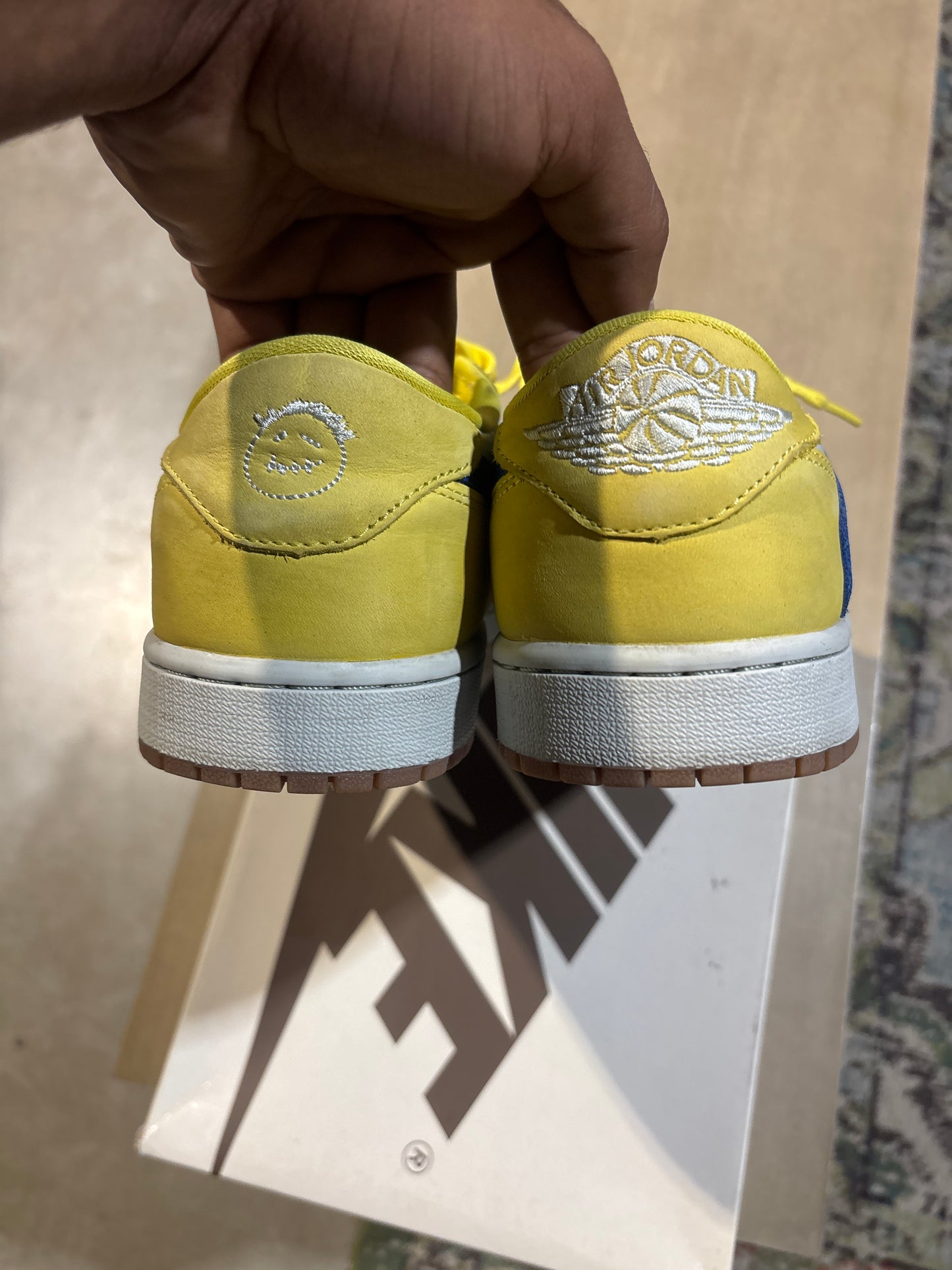 Travis Scott Canary 1s Used Sz 12W