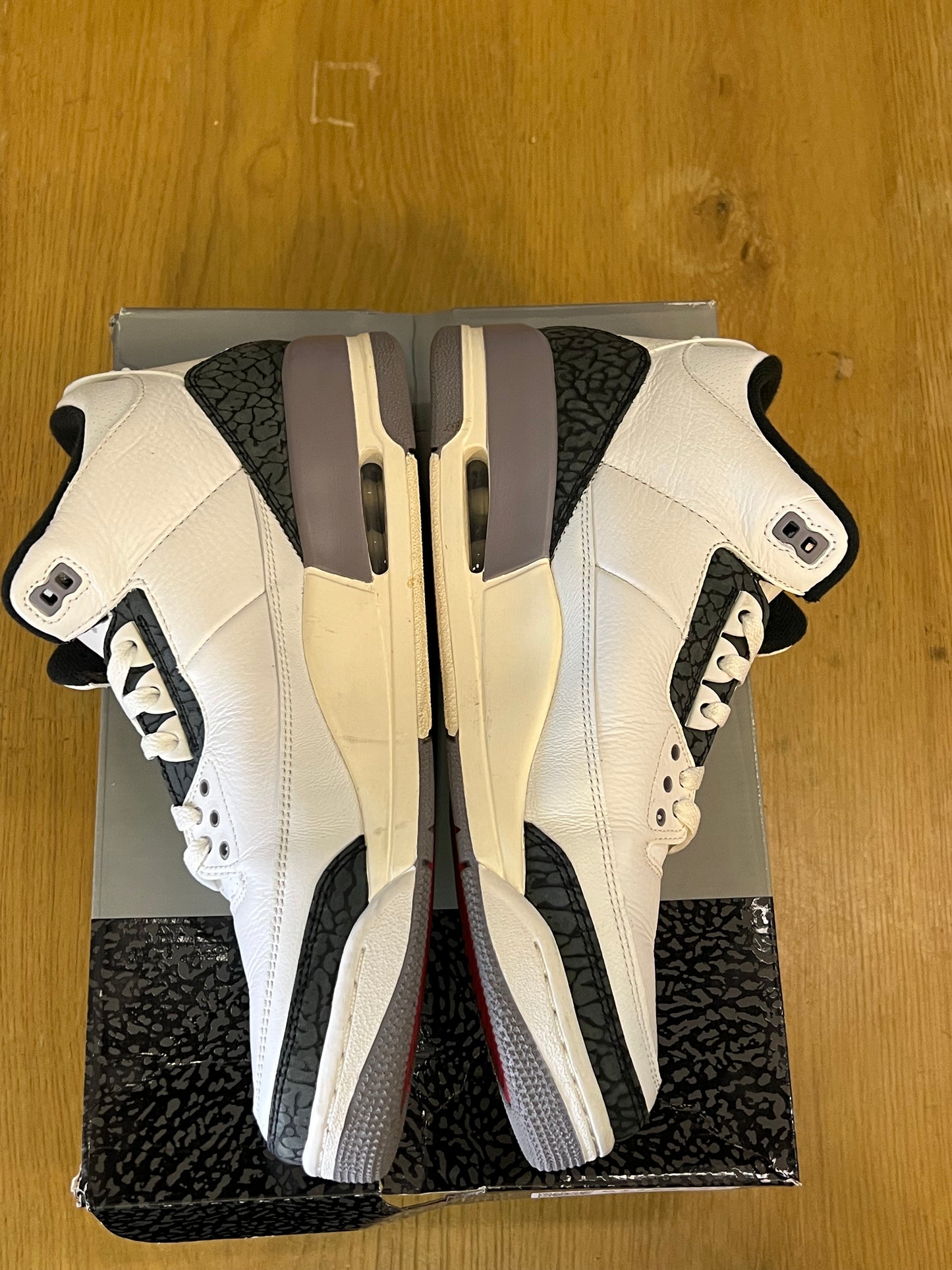 Jordan 3 Cement Grey Used Sz 11