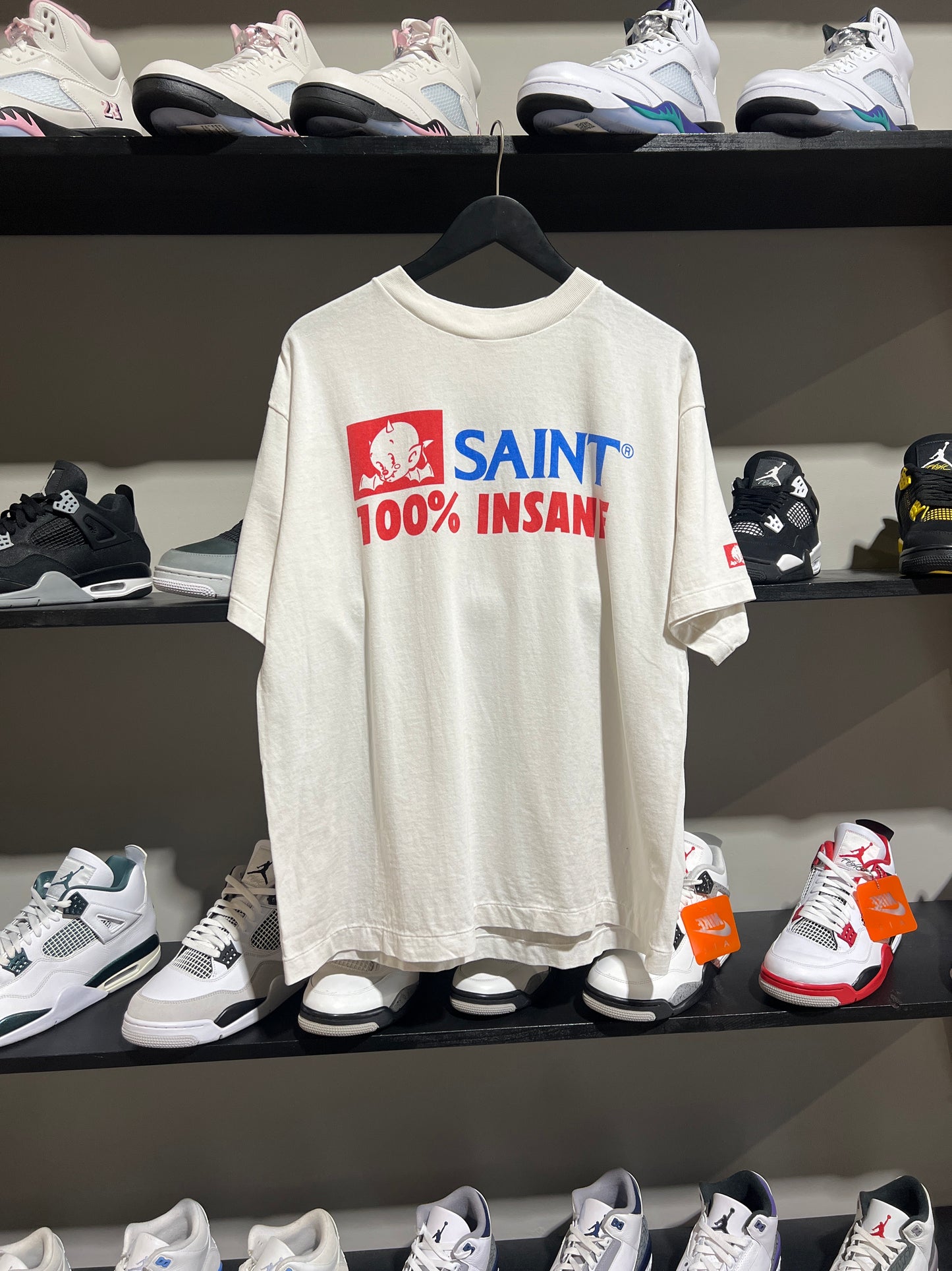 Saint Micheal 100% insane tee white
