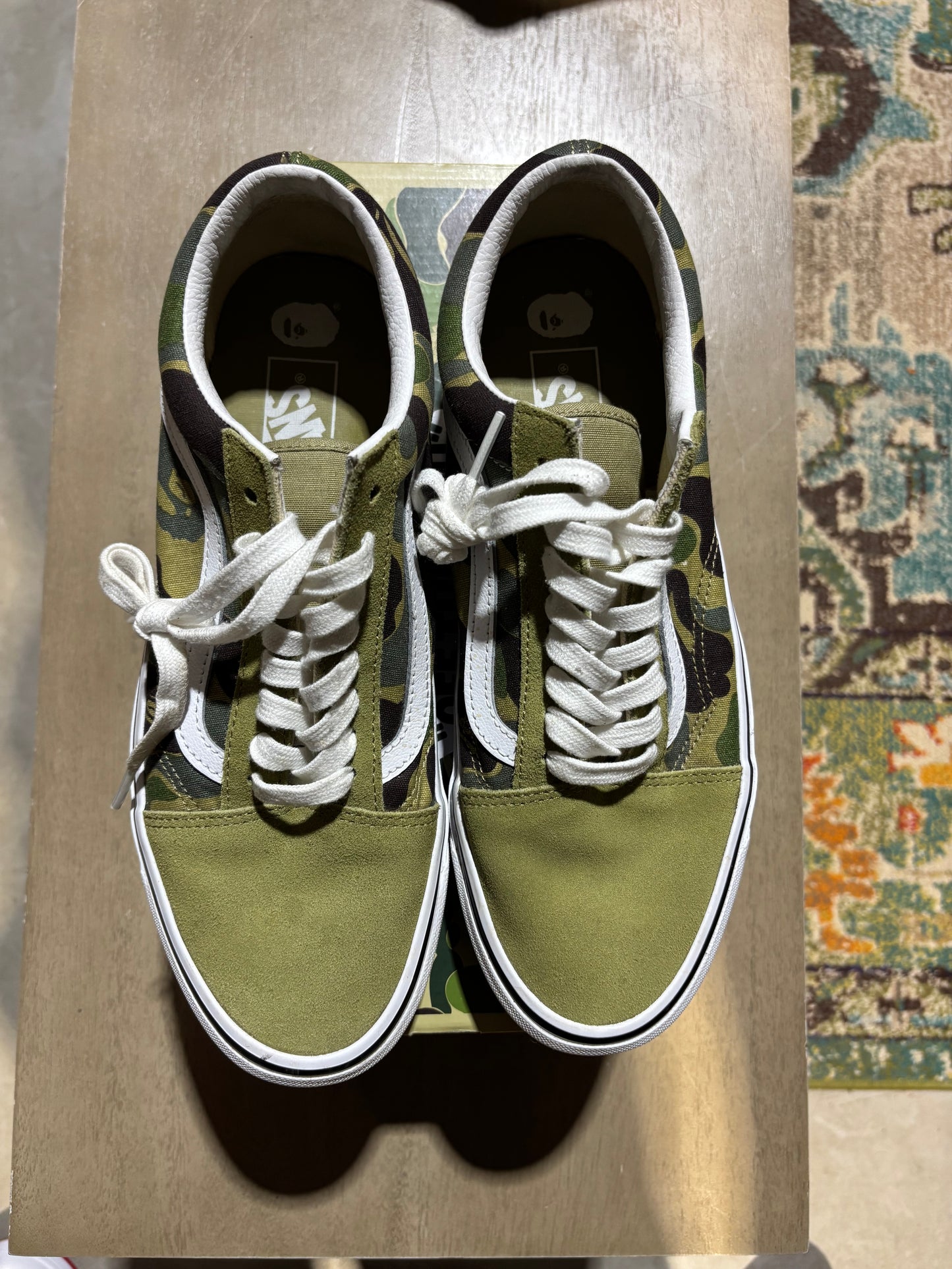 Bape Vans Old Skool Used Sz 10.5