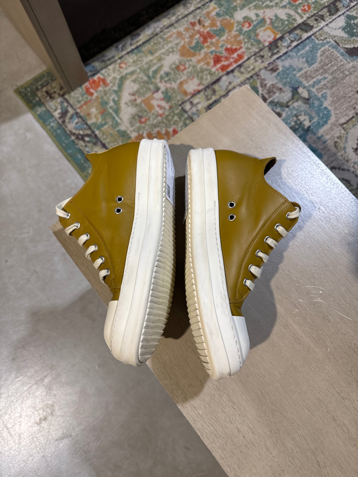 Rick Owens Ramones Khaki Used Sz 9 NB