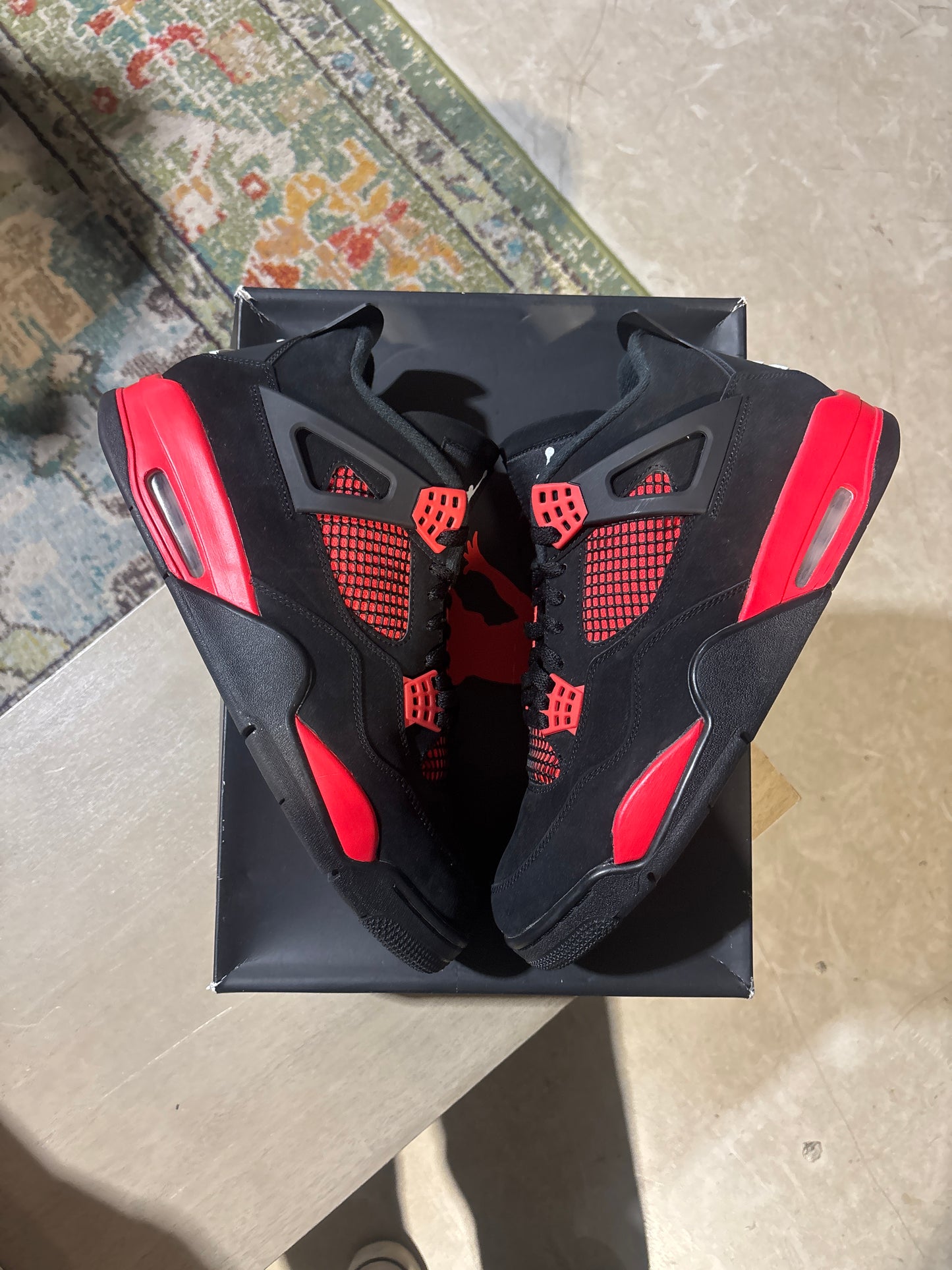 Jordan 4 Red Thunder Used Sz 12