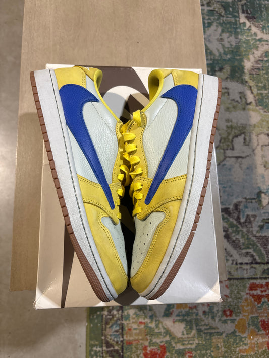 Travis Scott Canary 1s Used Sz 12W