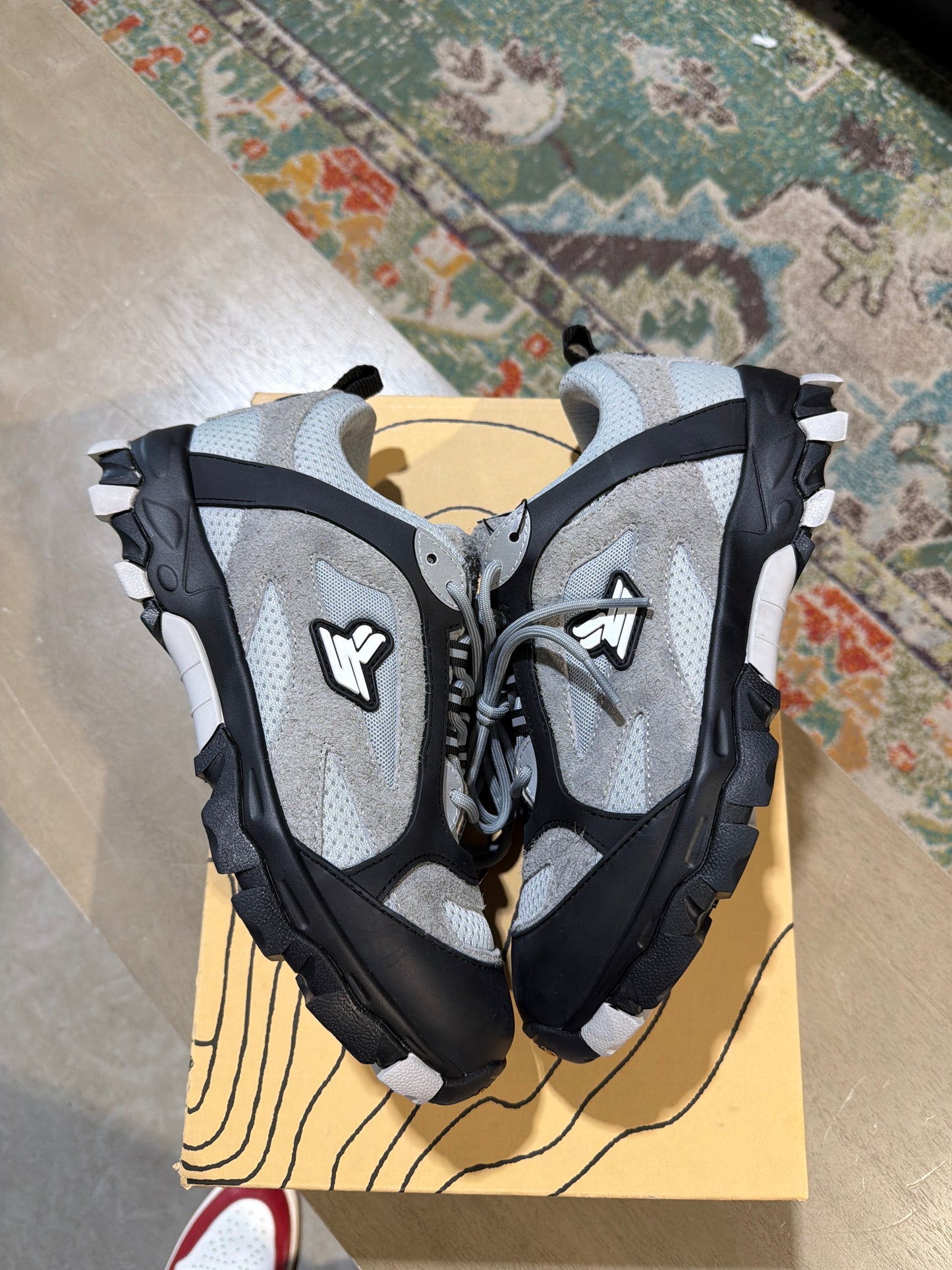 Sicko Hiking Sneaker Grey and Black Used Sz 9.5