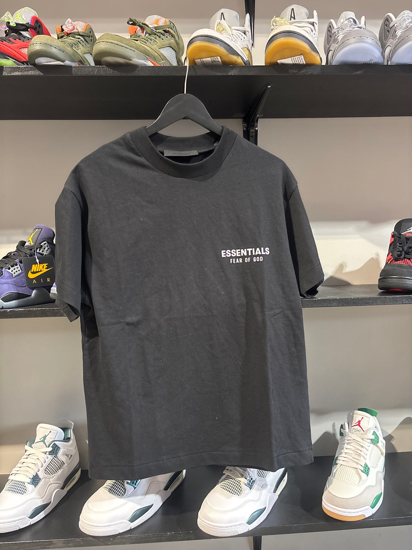 Essentials Black/White Tee Sz XS