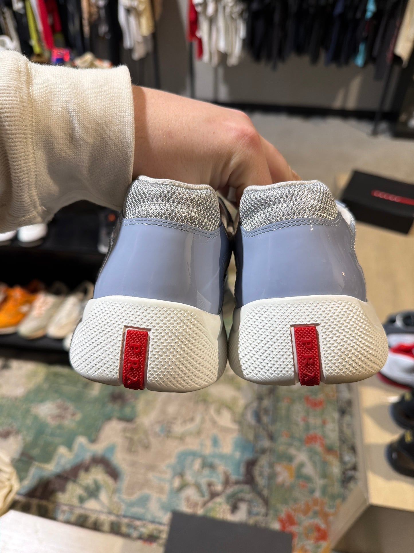 Prada Americas Cup Light purple Used Sz 9