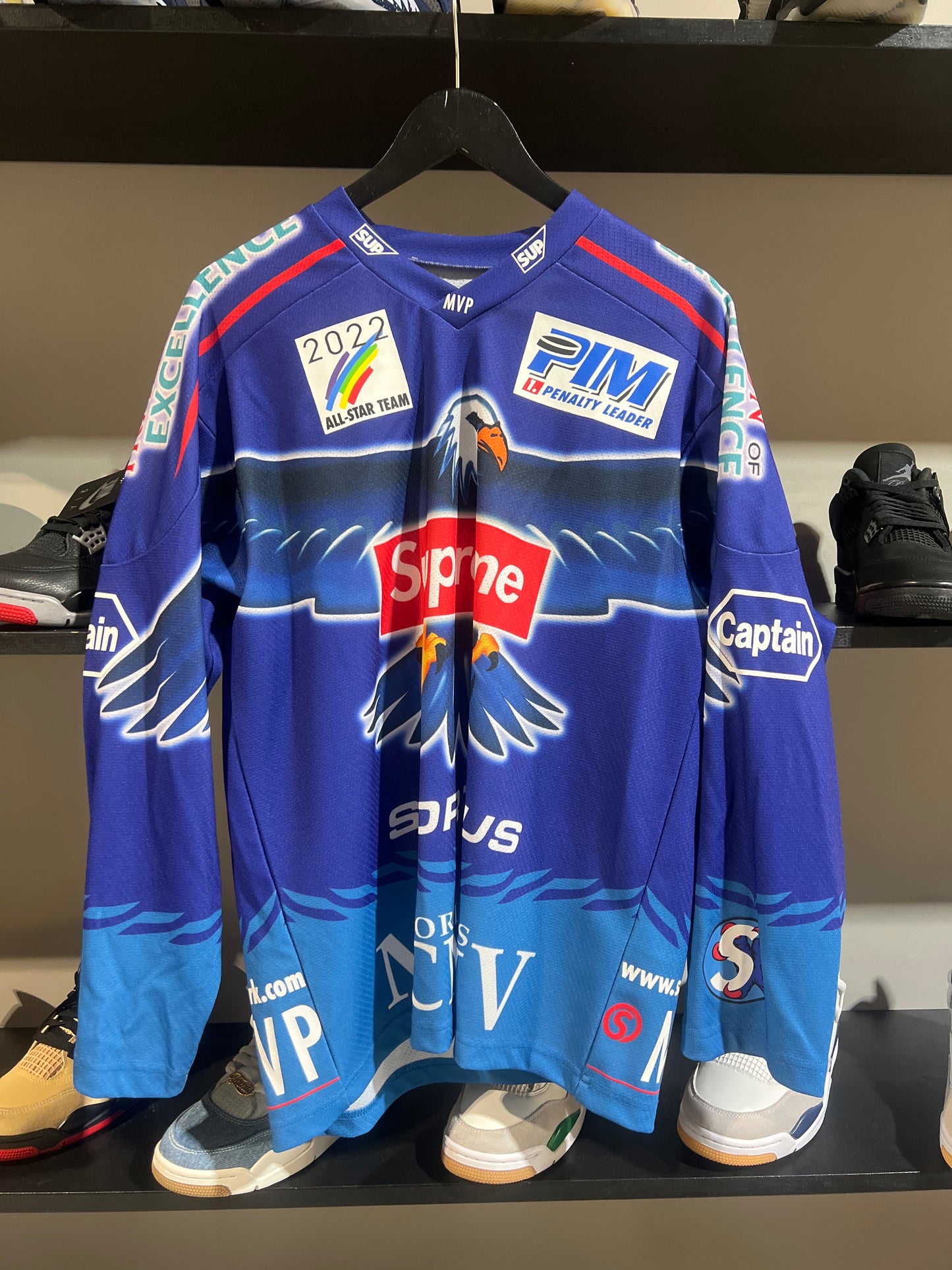 Supreme Moto Eagle Jersey Purple