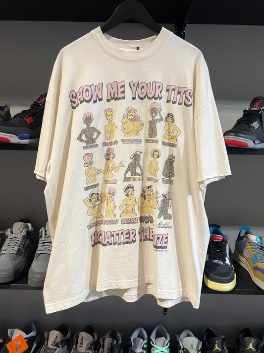 Vertabrae show me your t*ts tee