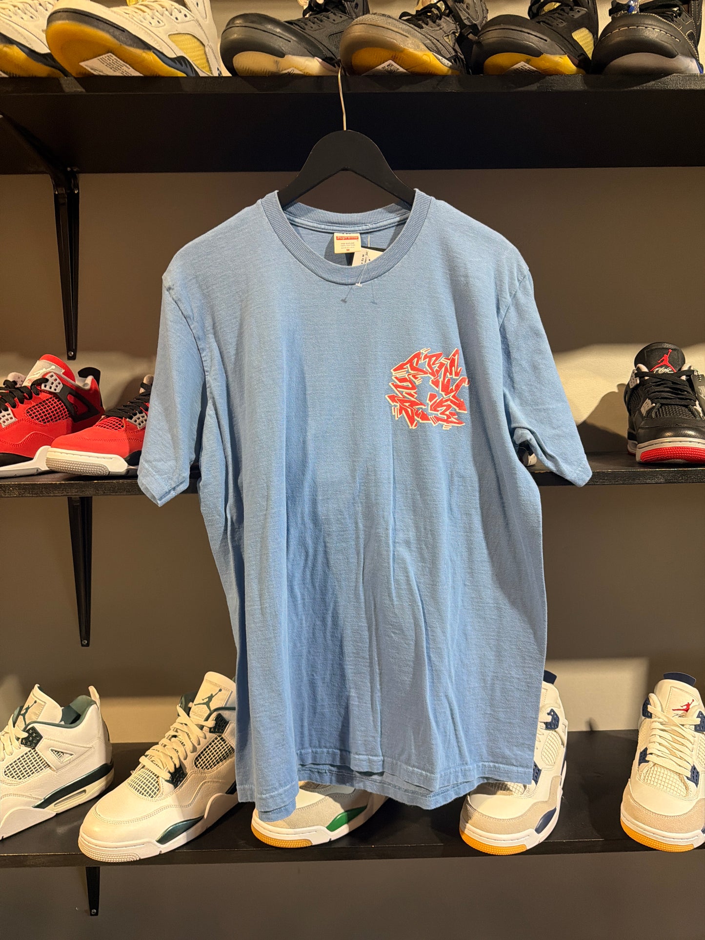 Supreme Support Unit Tee Blue Sz M