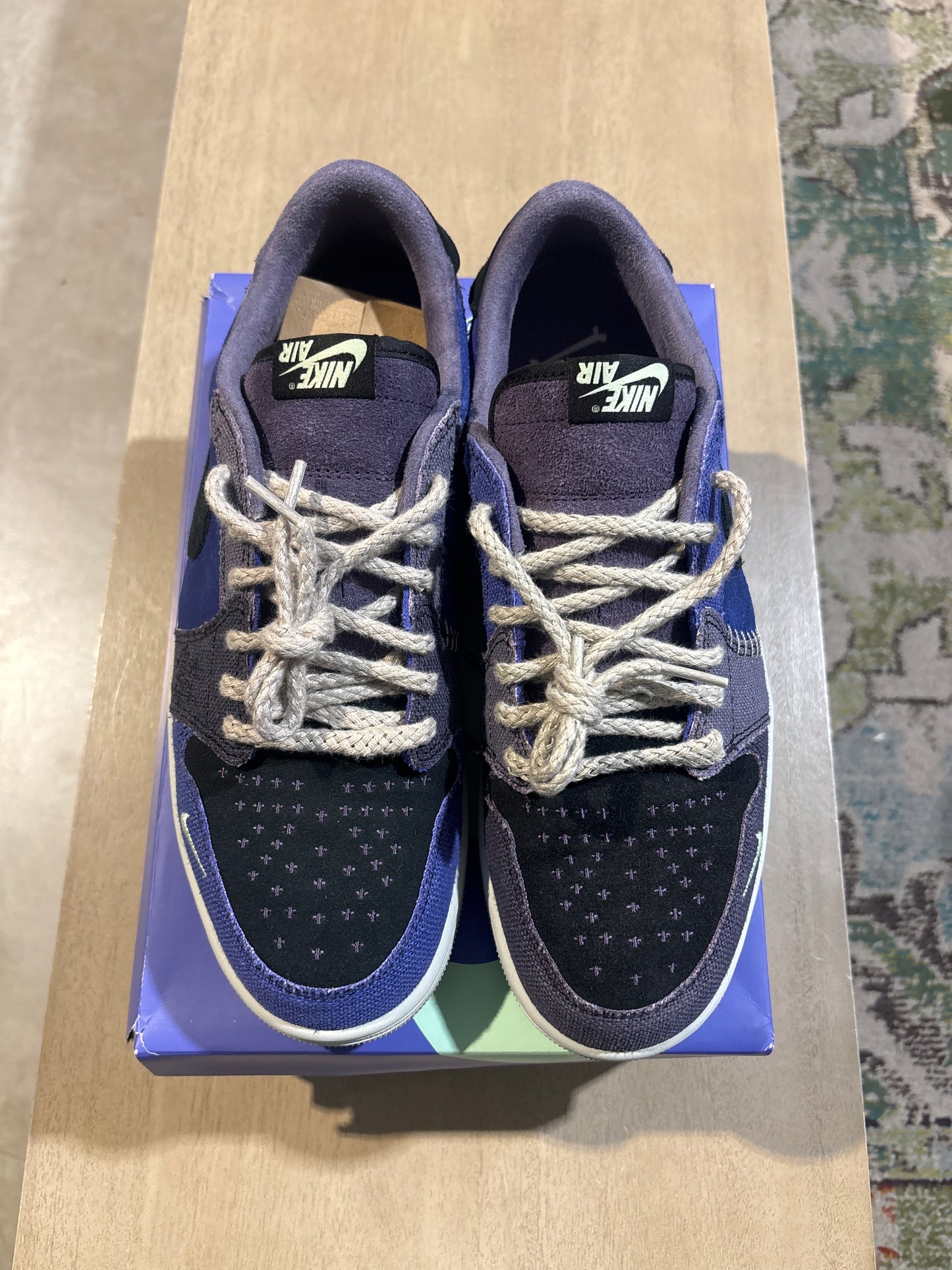 Jordan 1 Zion Purple Used Sz 10.5