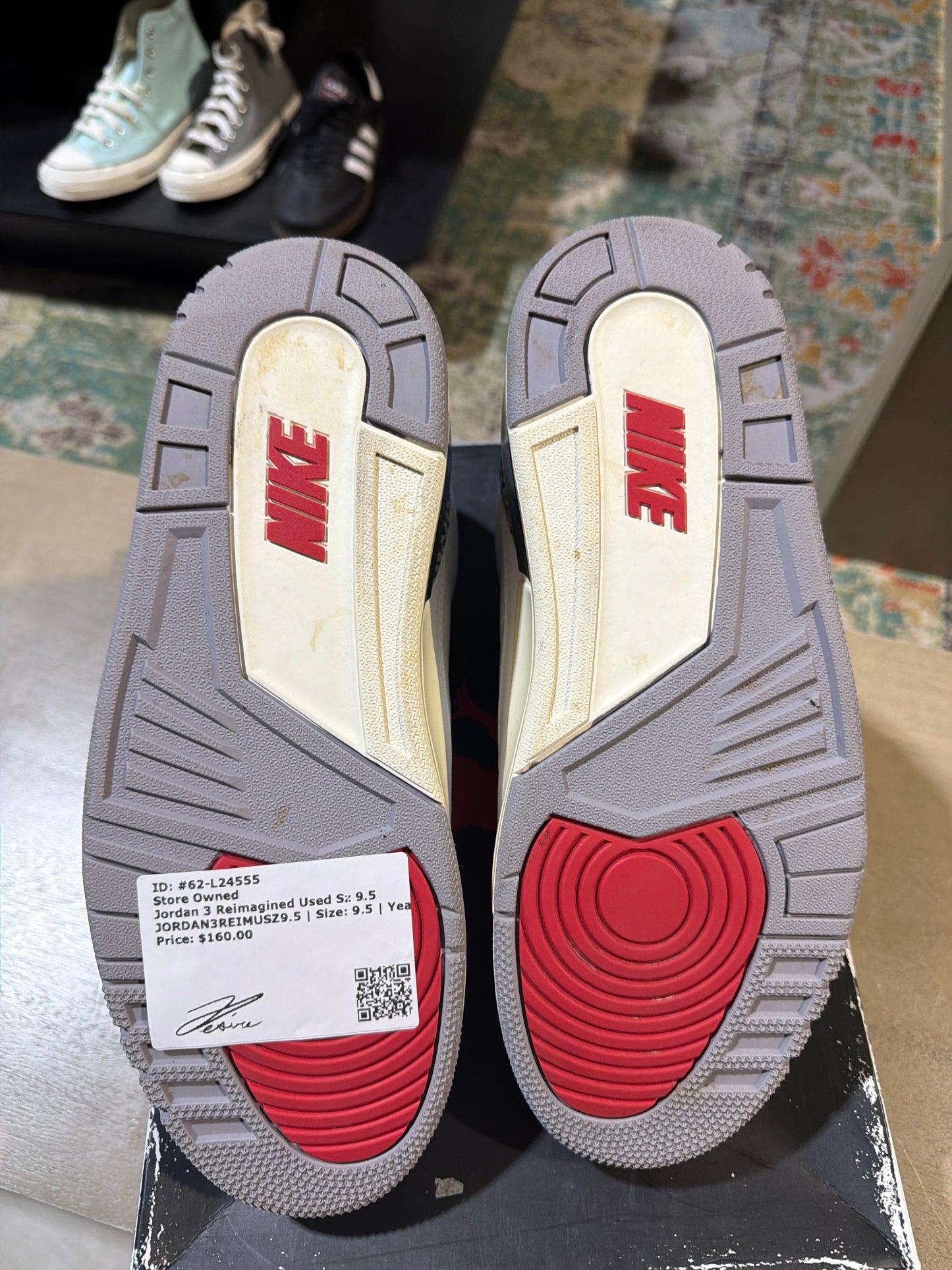 Jordan 3 Reimagined Used Sz 9.5