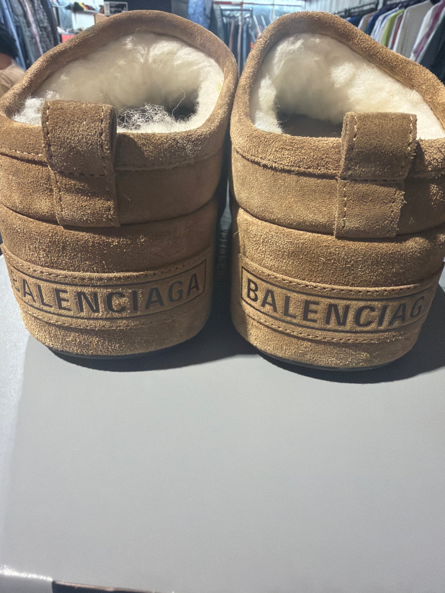 Balenciaga Brown Lowtop Slipper Used Sz 6
