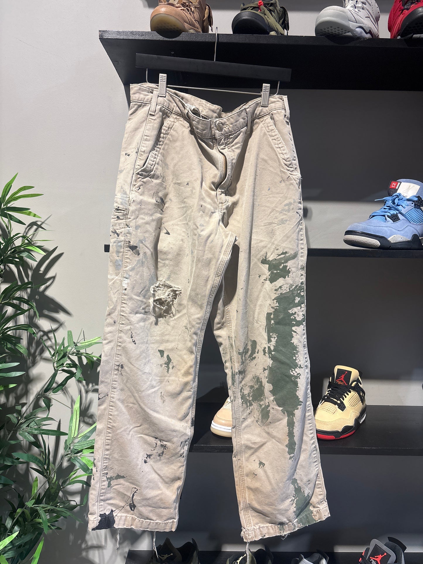 Vintage Carhartt Painter Khaki Pants Sz 36