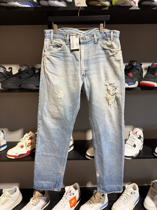 VINTAGE 505 ORANGE TAB LEVIS SZ 33