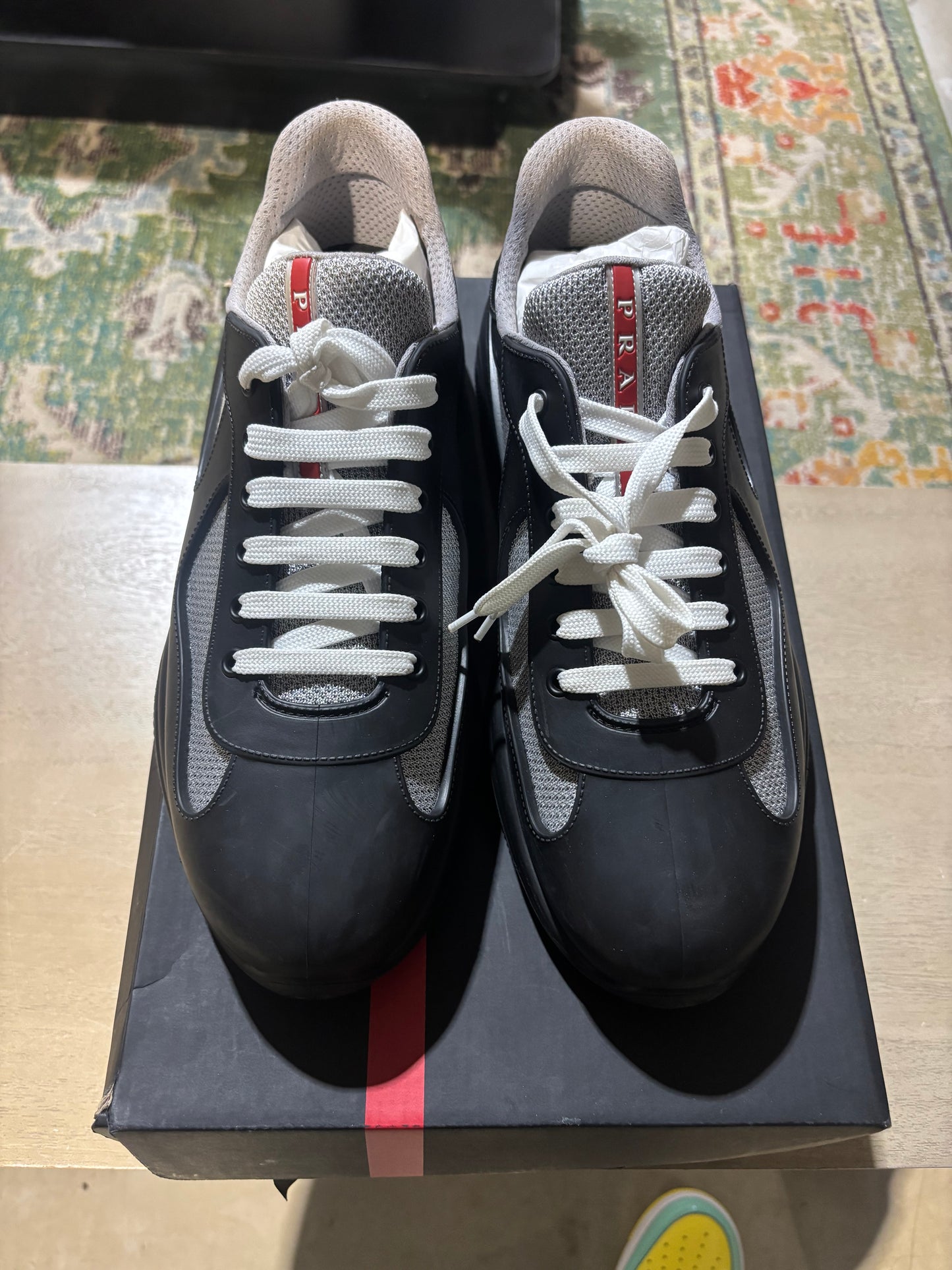 Prada Cup Black Rubber Used Sz 13