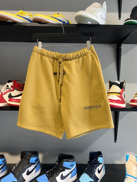 essentials sweatshorts mustard