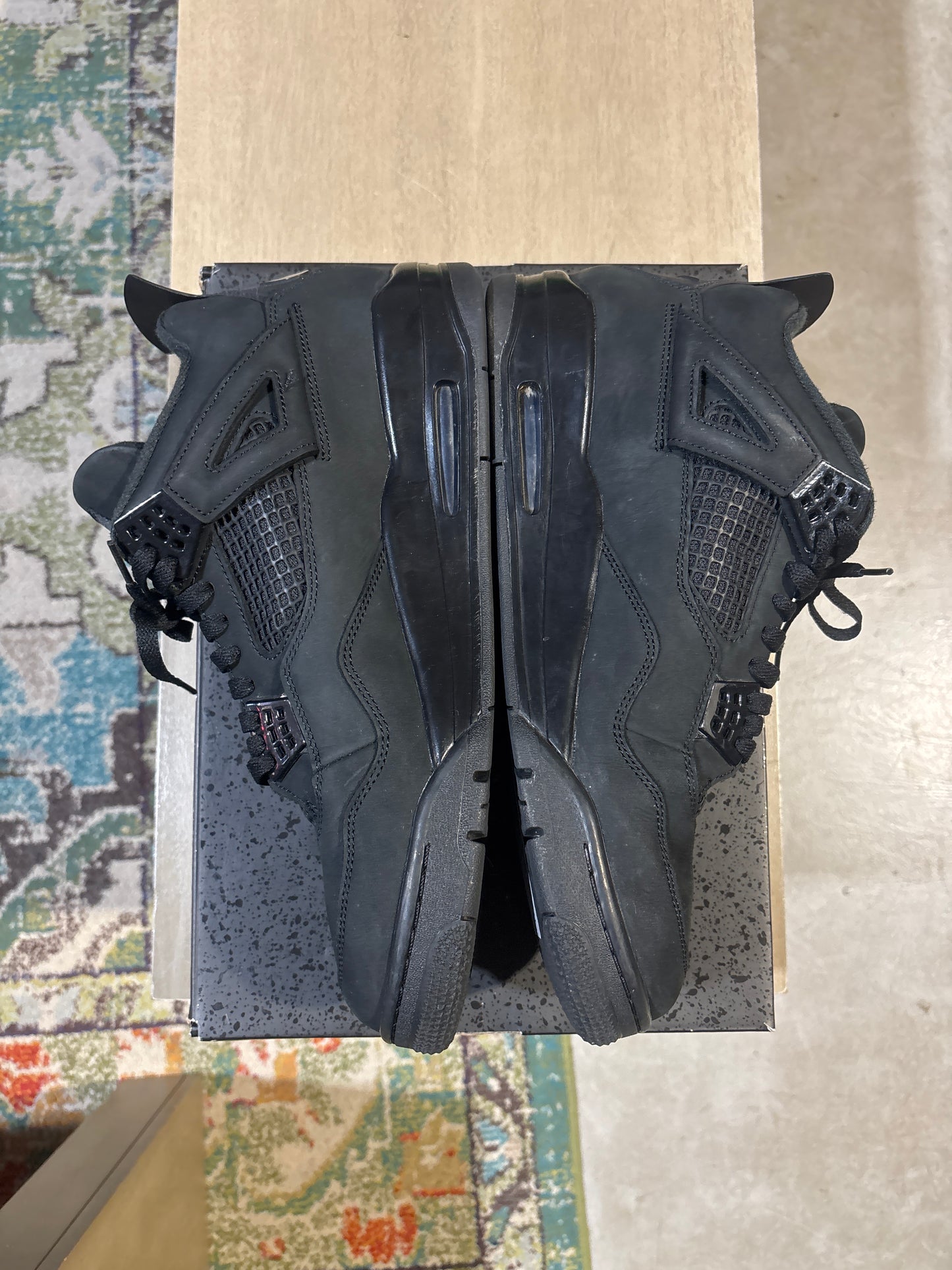 Jordan 4 Black Cat Used Sz 13 (1)