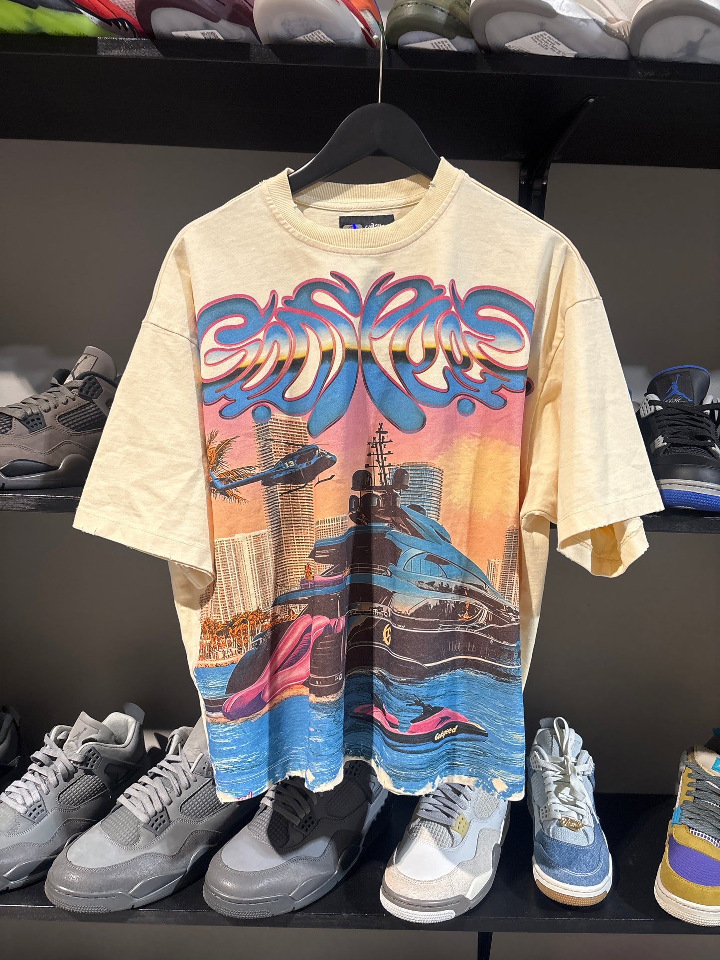 Godspeed Cream Yacht Tee