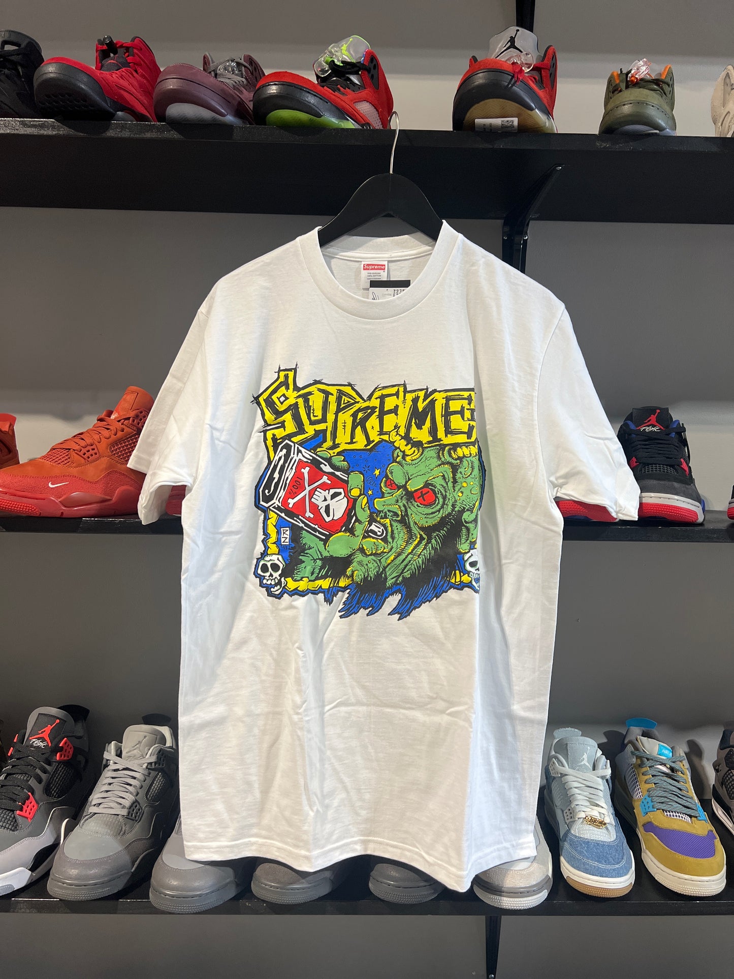f*ckin blowout tee white