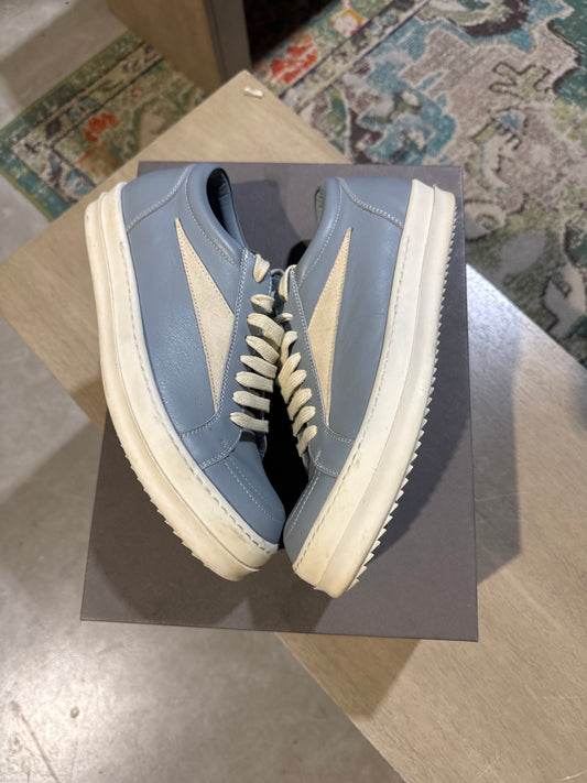Rick Owens Baby Blue Vintage Sneaker Used Sz 7