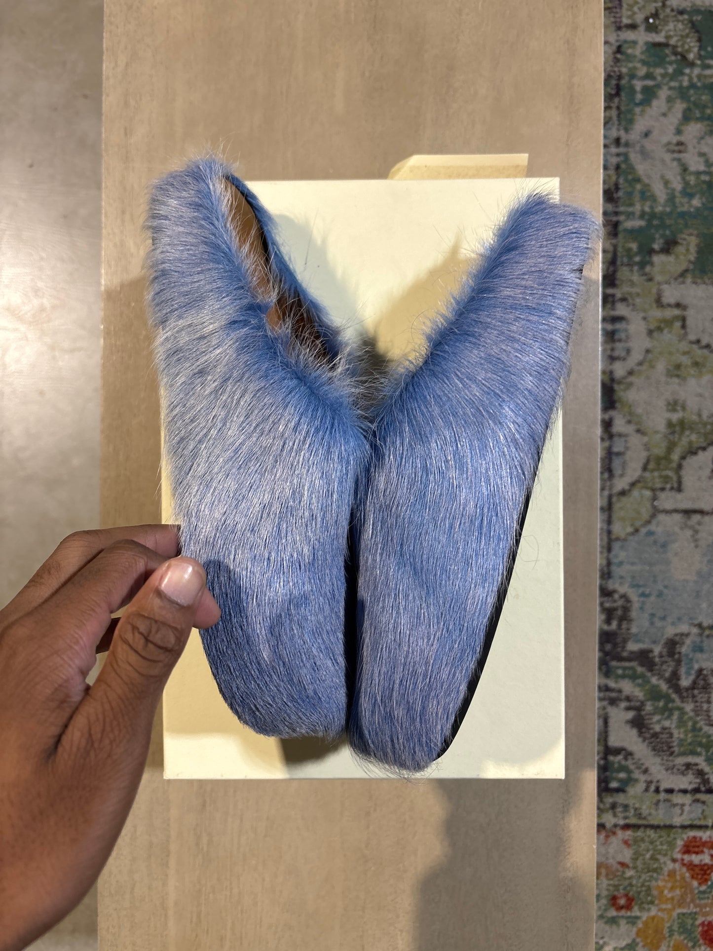 Marine Fussbett Used Blue Size 9