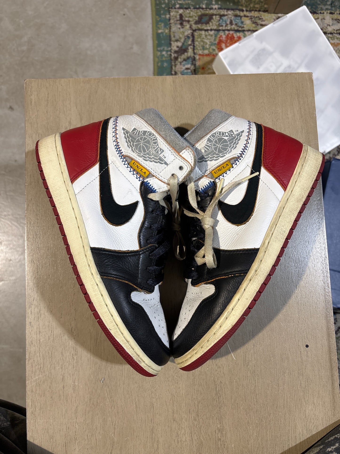 Jordan 1 Union Black Toe Sz 8.5 NB