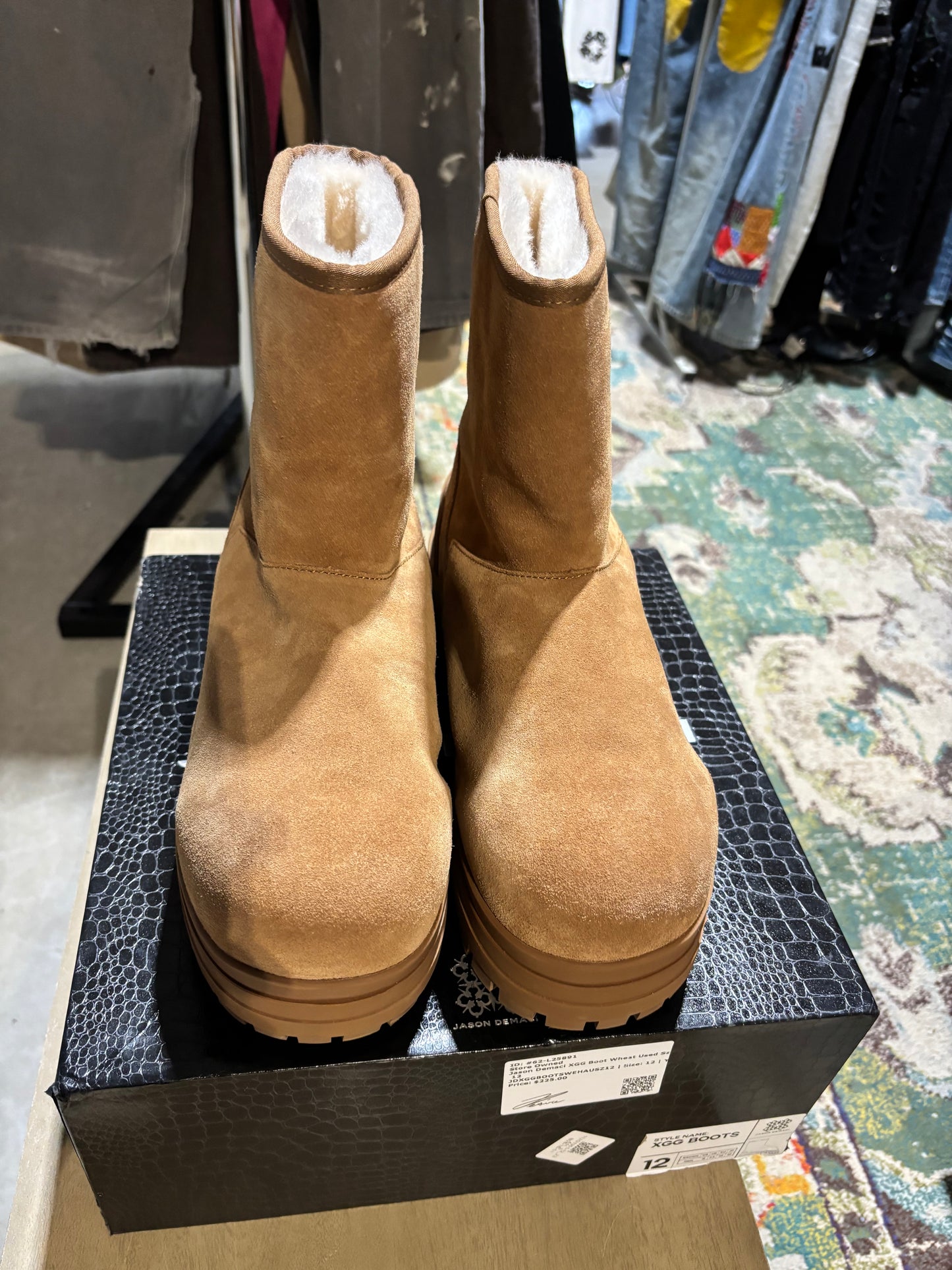Jason Demaci XGG Boot Wheat Used Sz 12