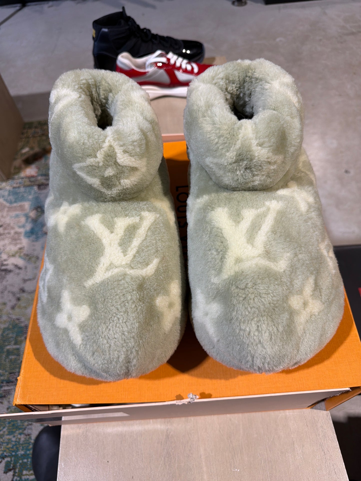 Louis Vuitton LV Footprint Boots Used sz 8