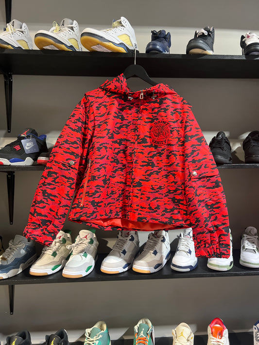 SAINT VANITY NYLON ZIPUP RED CAMO