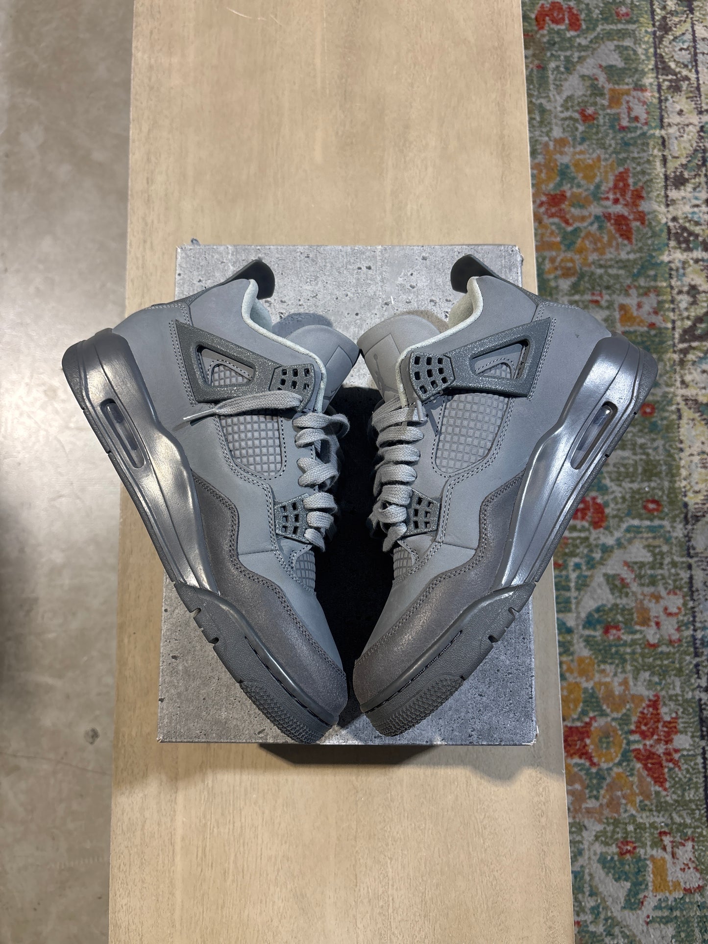 Jordan 4 Wet Cement Used Sz 9.5