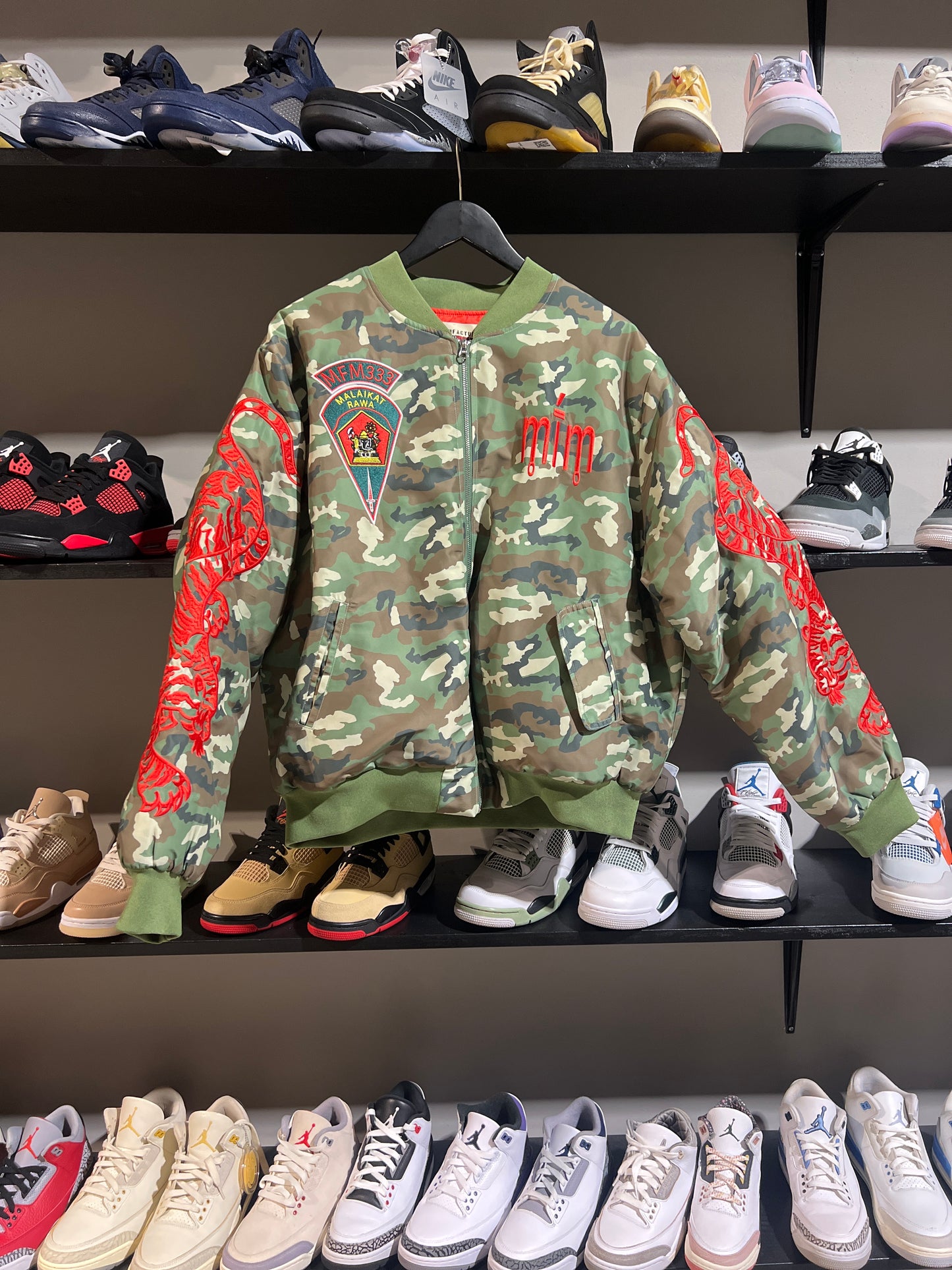 Murder Fm Camo Bomber Jacket