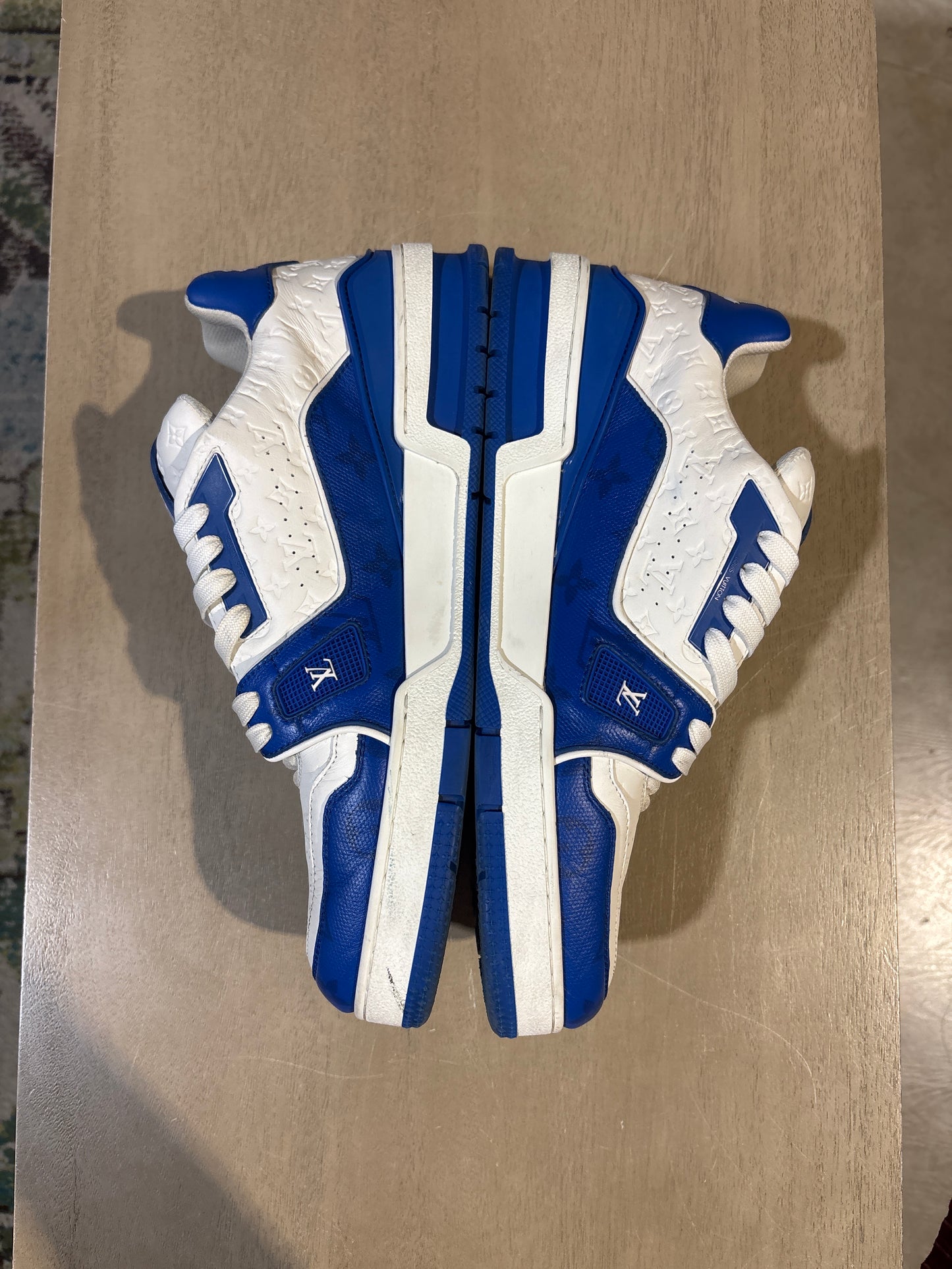Louis Vuitton Trainer Blue/White Sz 8 Used