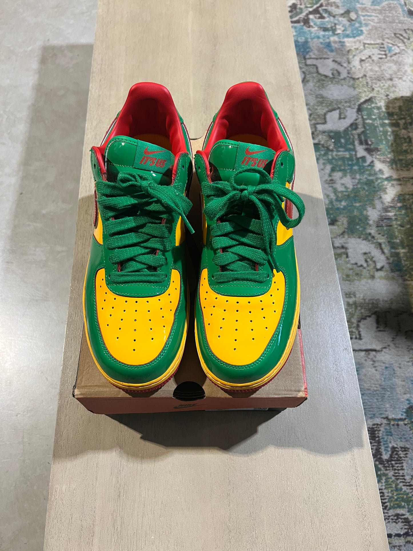Concrete af1 Lucky green used sz 11