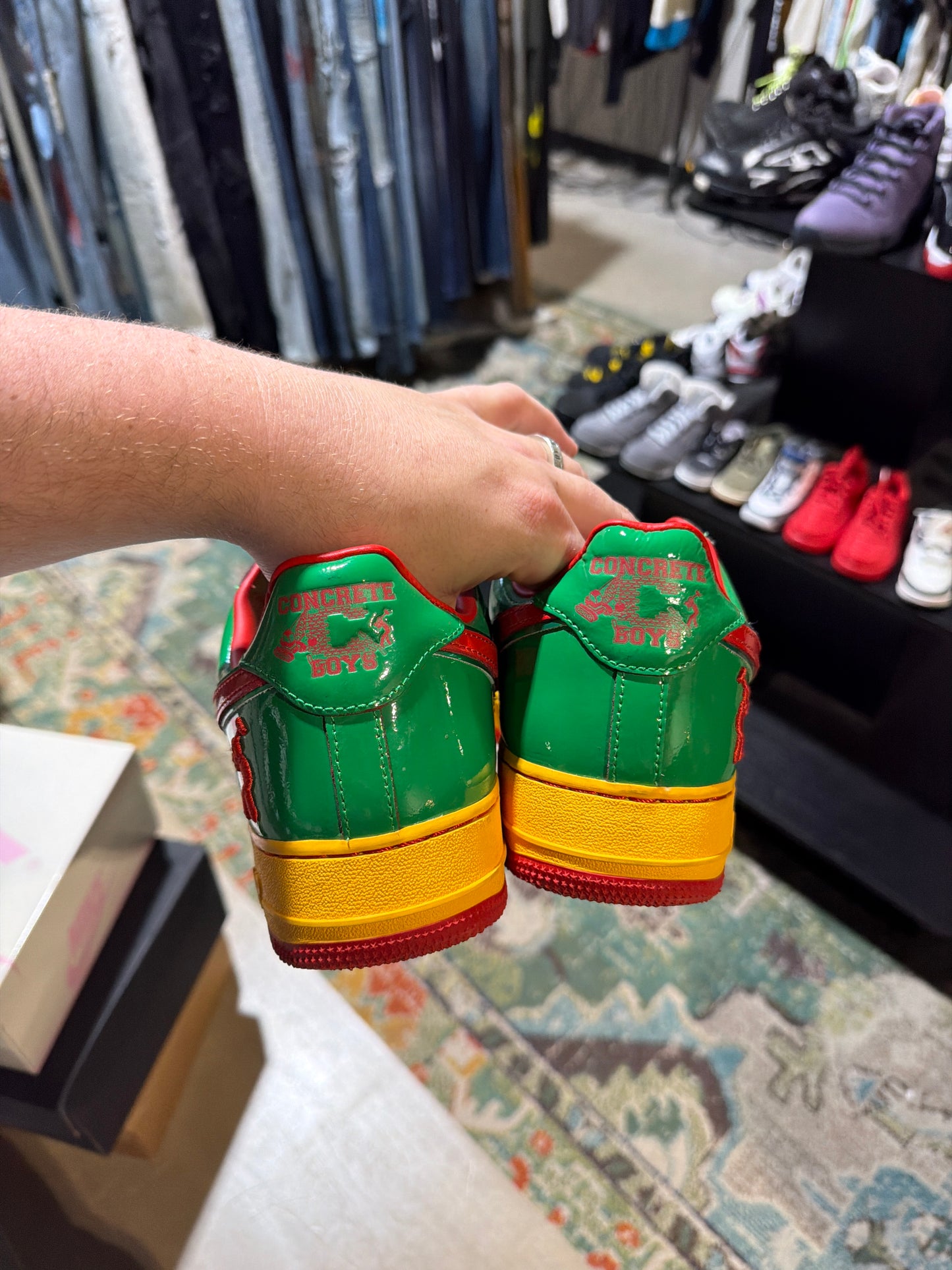 Yachty AF1 Lucky Green Used Sz 11.5 NB NI
