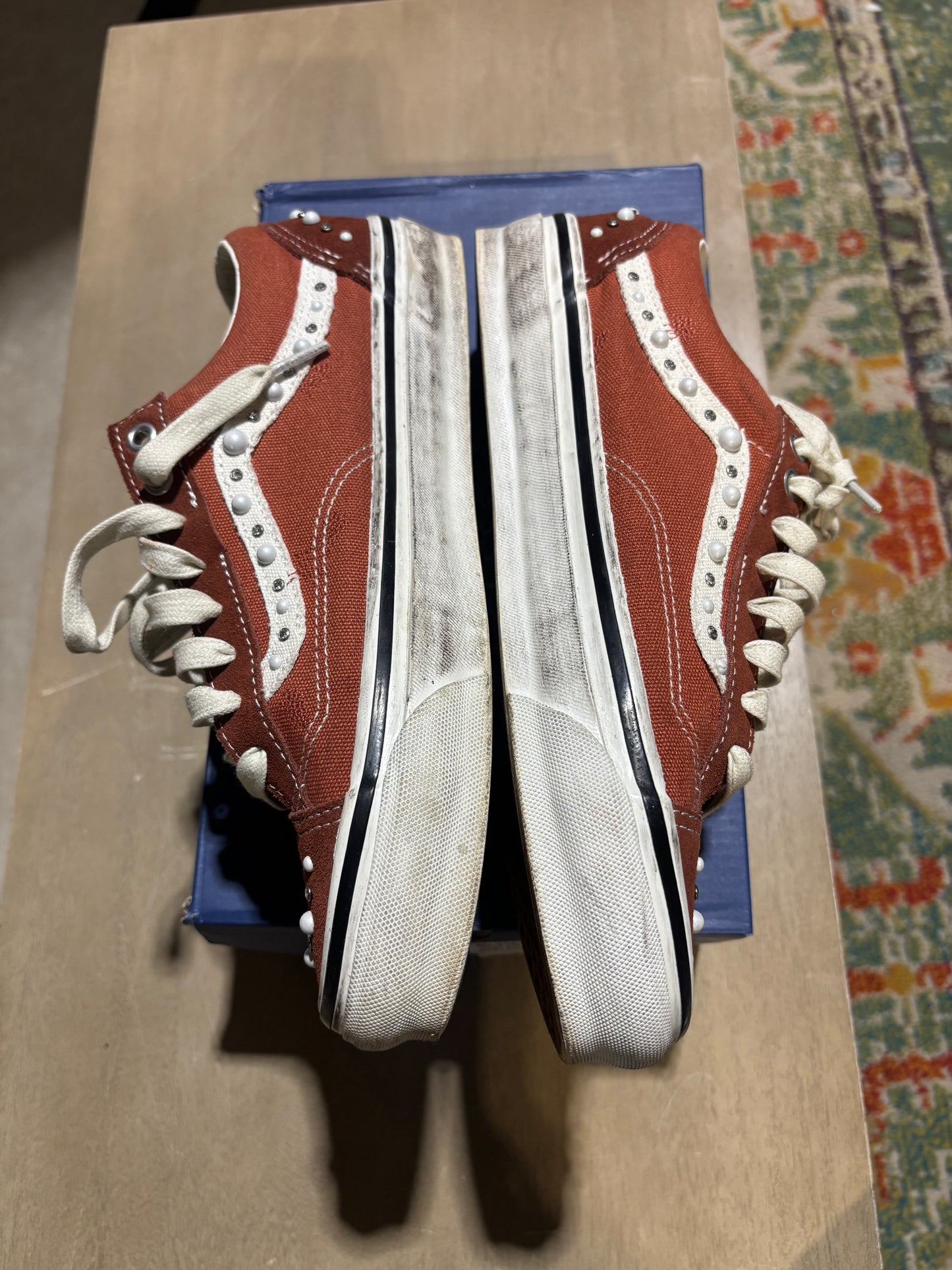 Vans LX Old Skool 36 Pearlized Pack rust bronze used sz 8