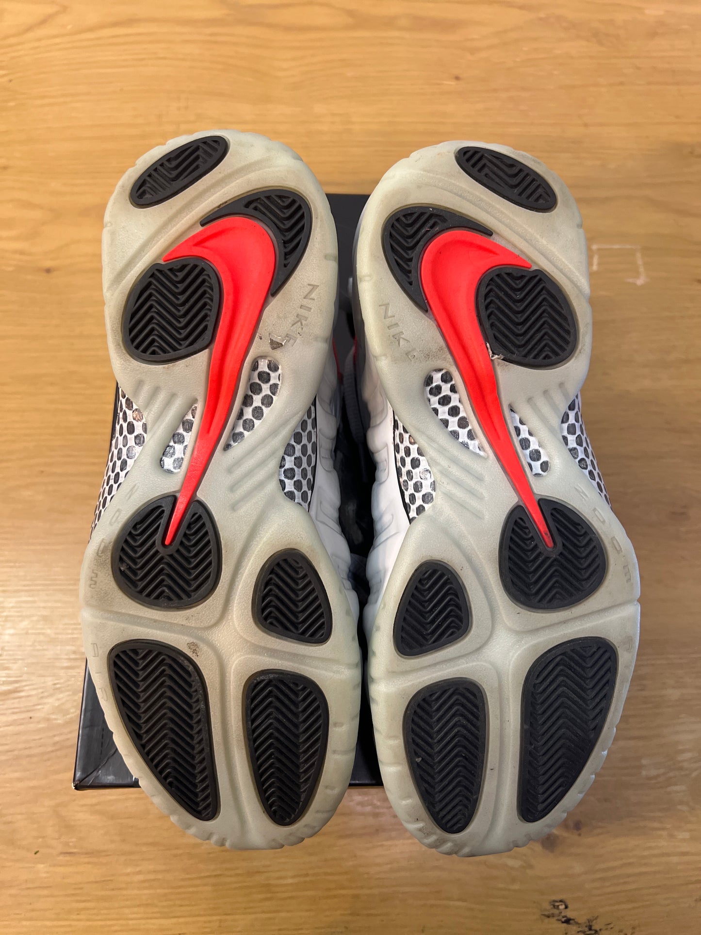 Foamposite pro  pure platinum used Sz 9