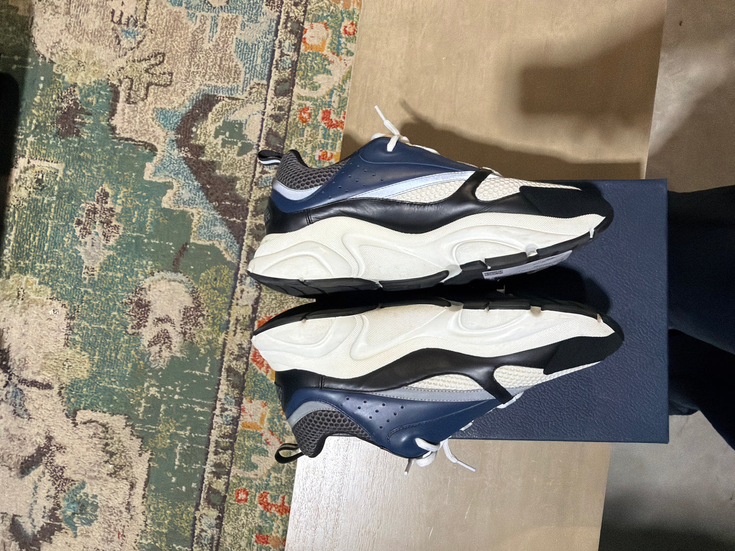 Dior B22 Navy/Black/White Used Sz 12