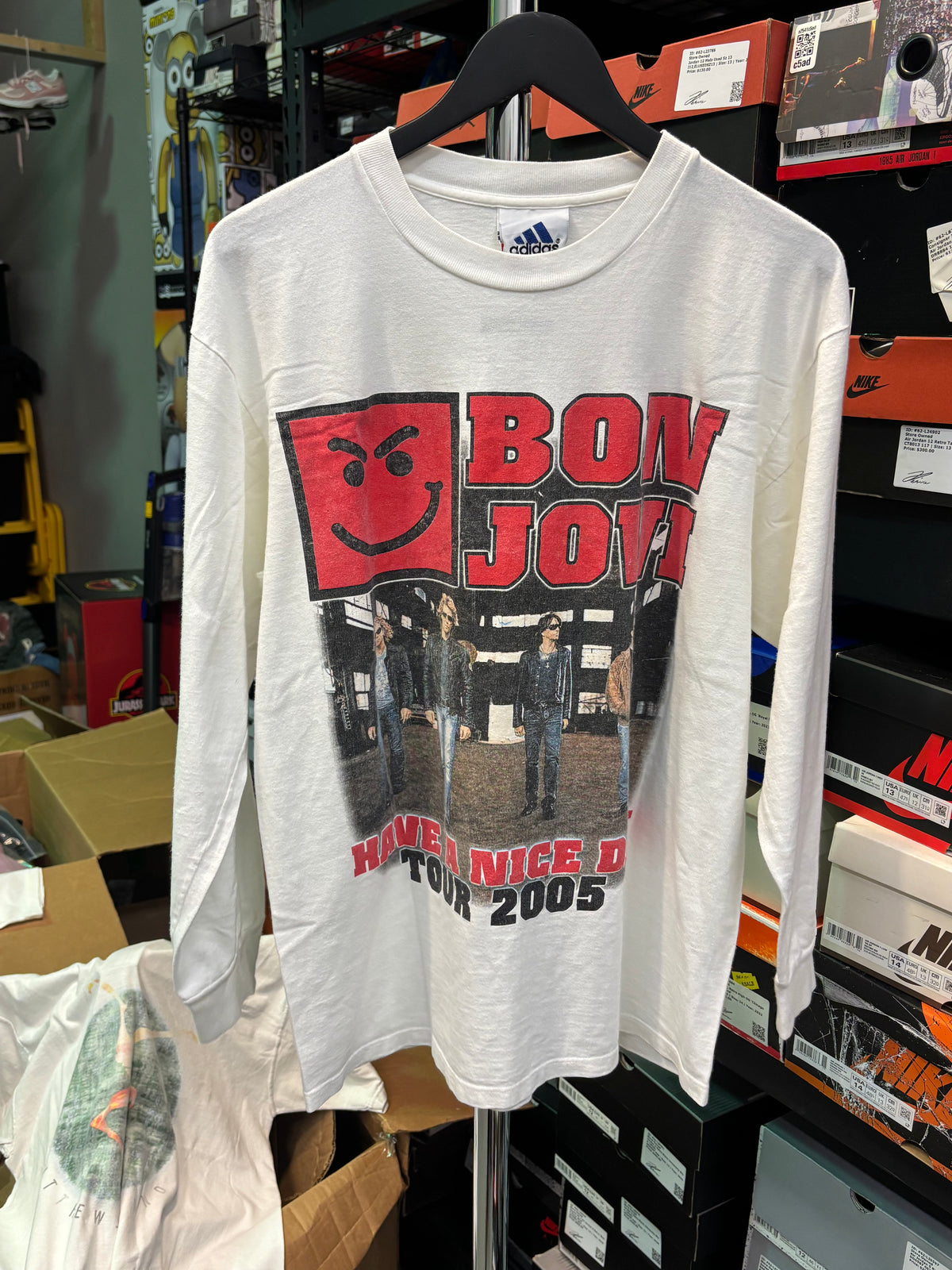 Vintage Bon Jovi Tour Longsleeve Sz M