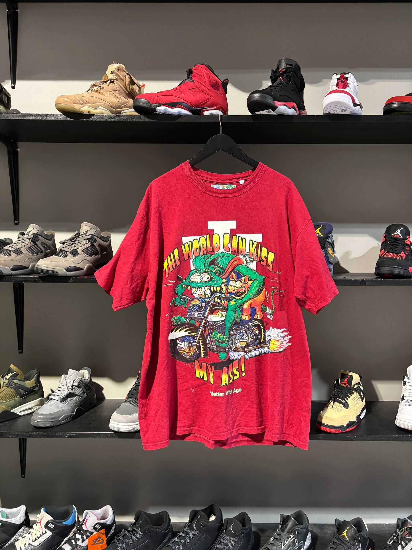 Better With Age KMA Tee Red Sz XXL