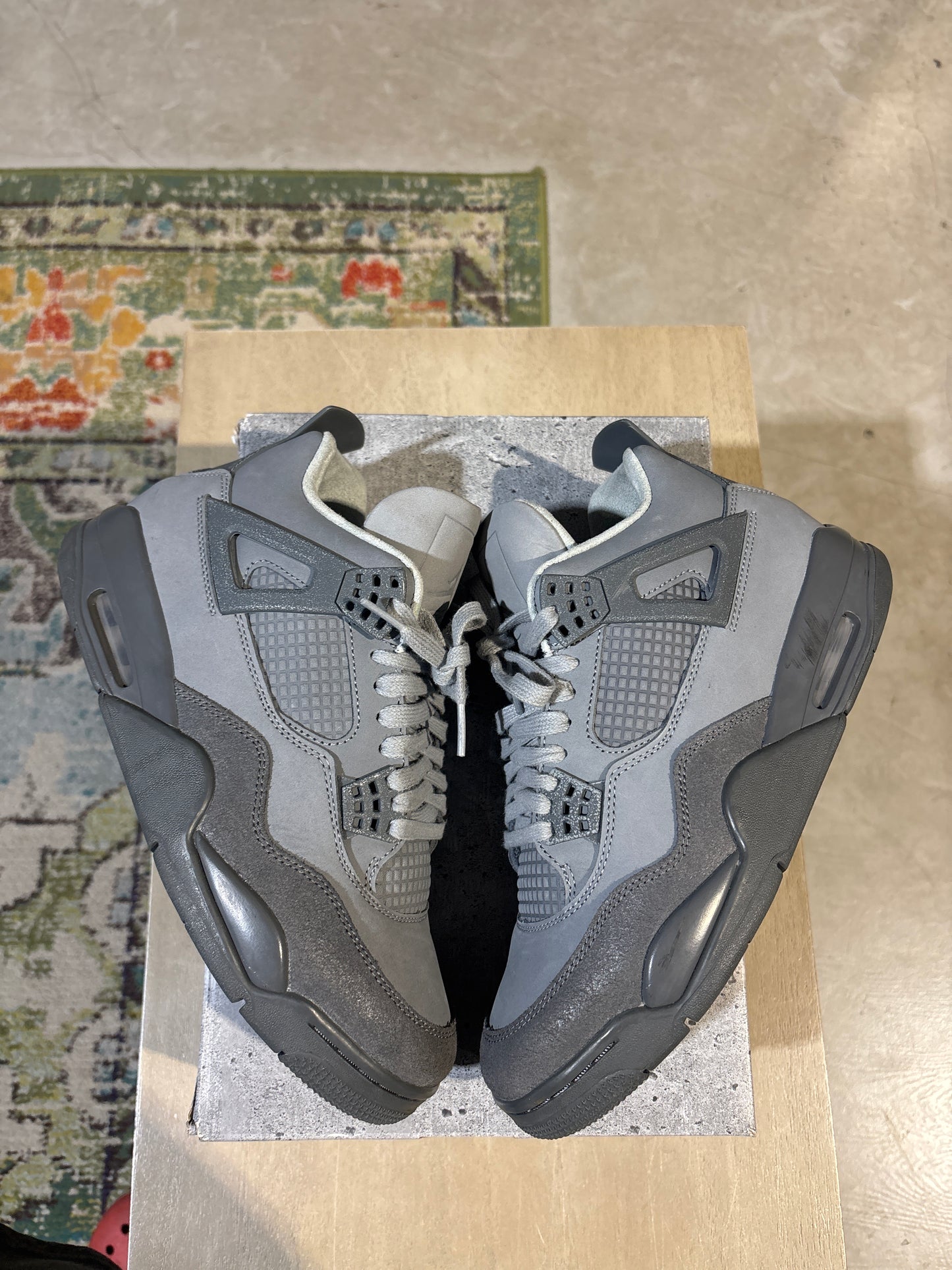 Jordan 4 Wet Cement Used Sz 8.5