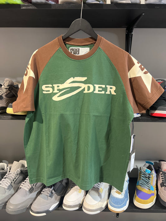sp5der 5uki tee green brown