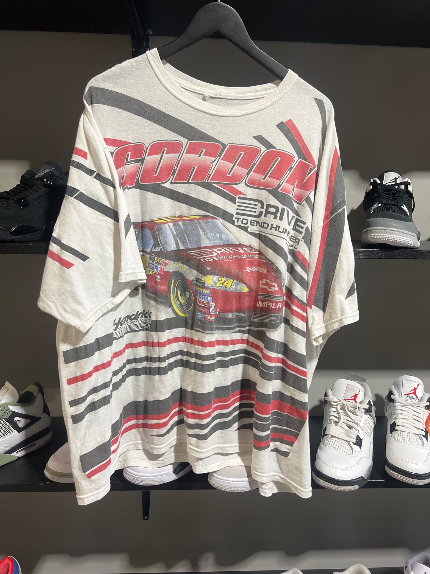 Vintage Jeff Gordon White Red ALP Tee