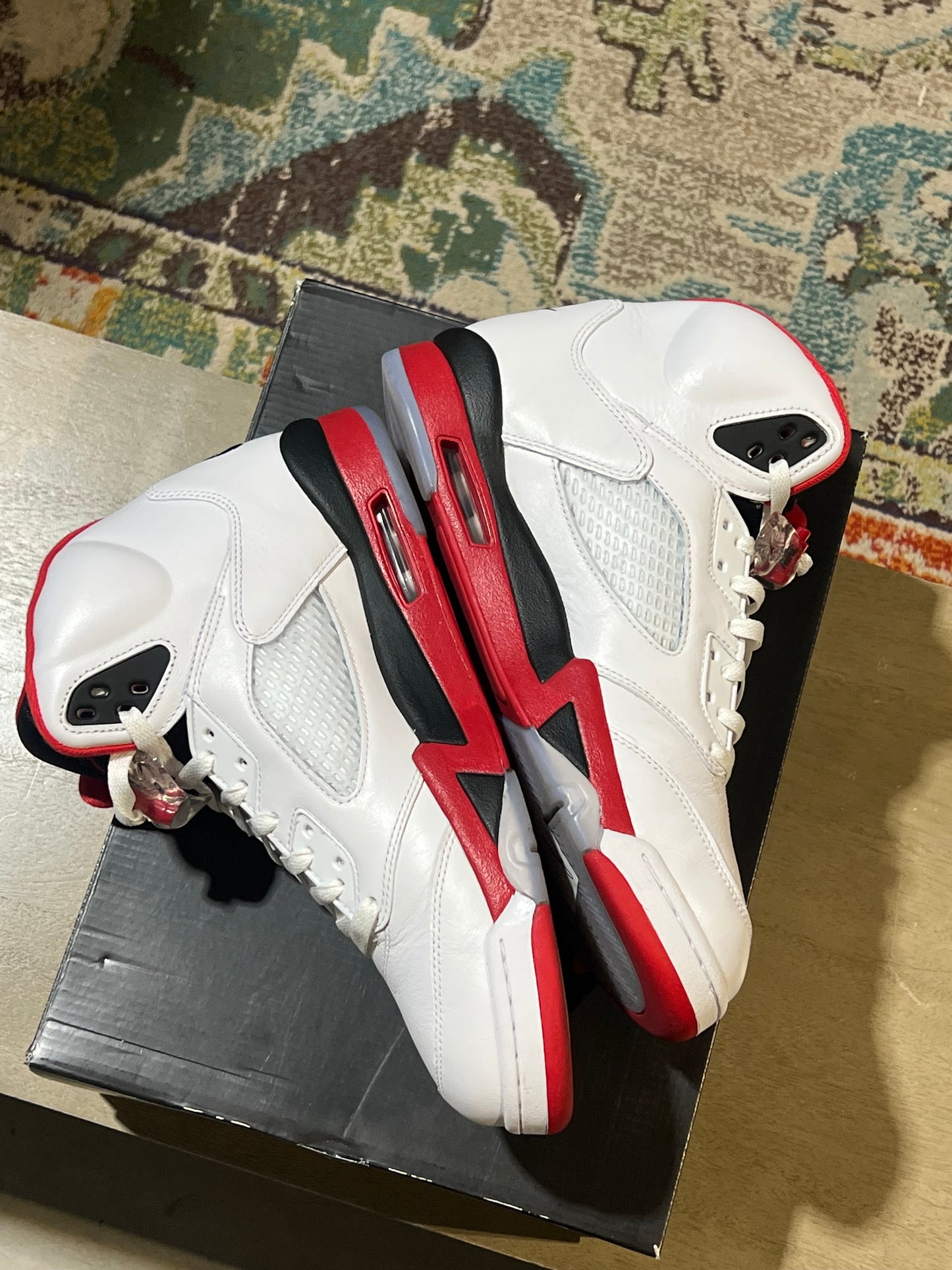 Jordan 5 Fire Red Used Sz 11.5