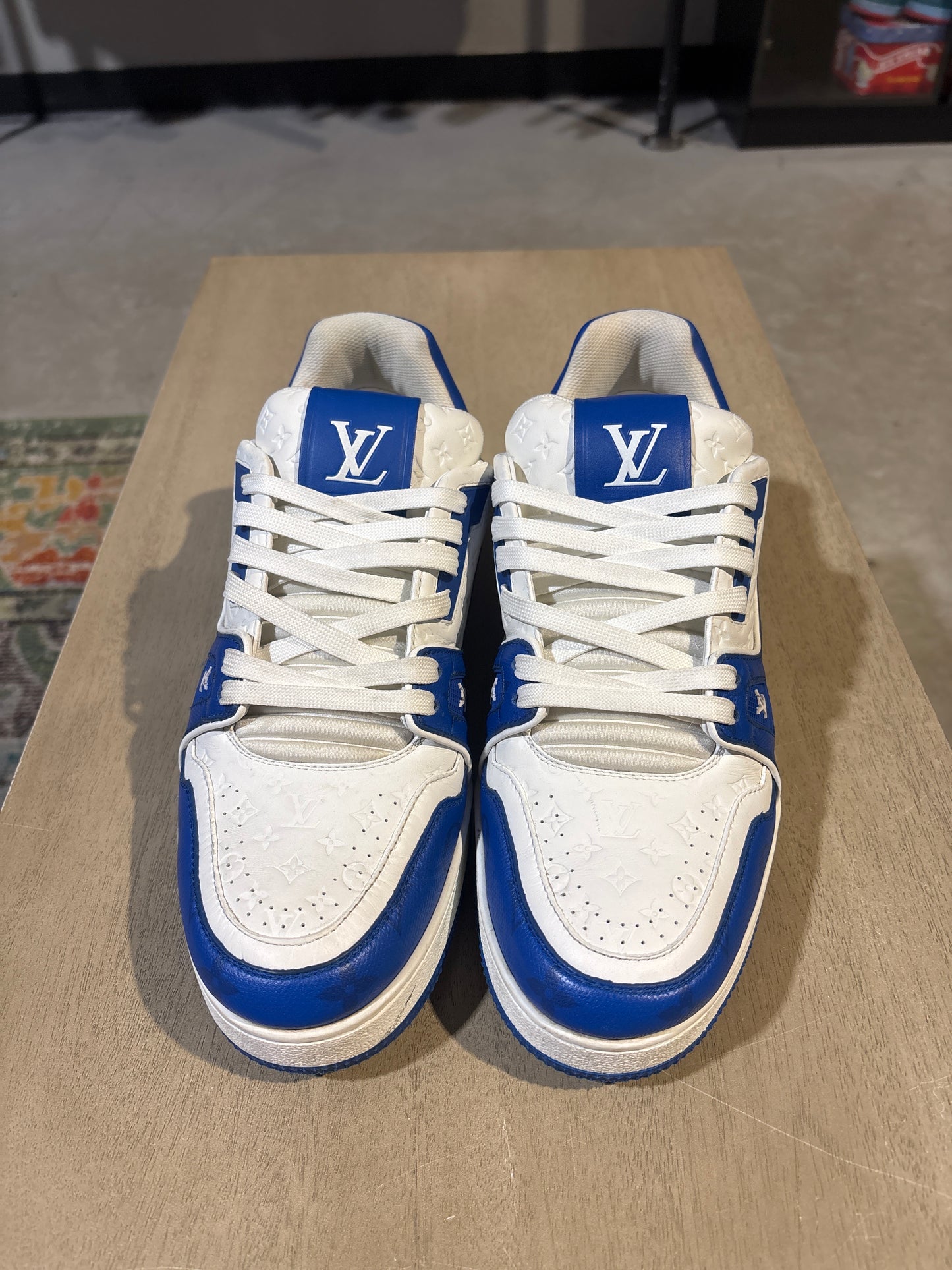 Louis Vuitton Trainer Blue/White Sz 8 Used