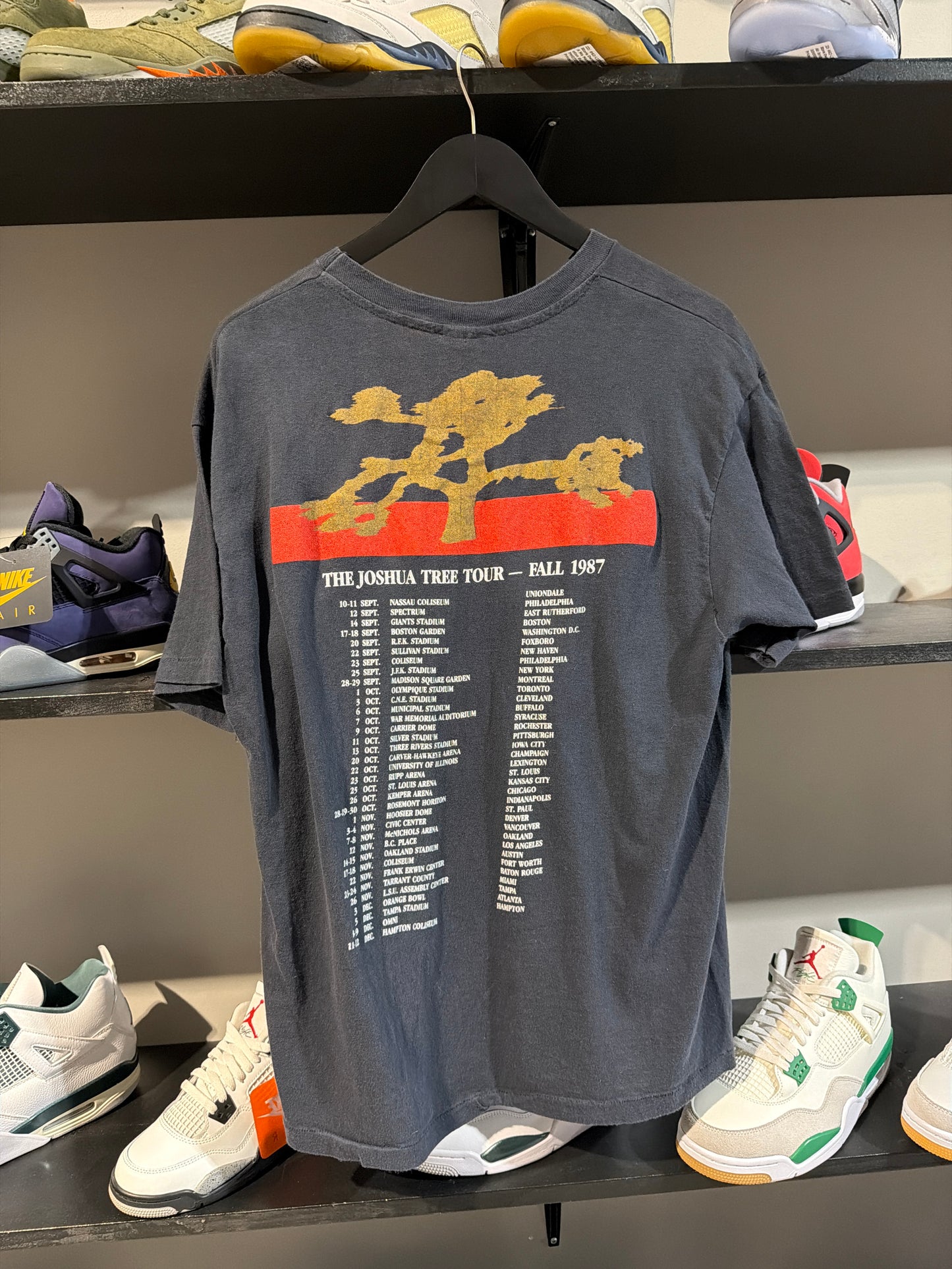 Vintage U2 Joshua Tree Tour Tee 87